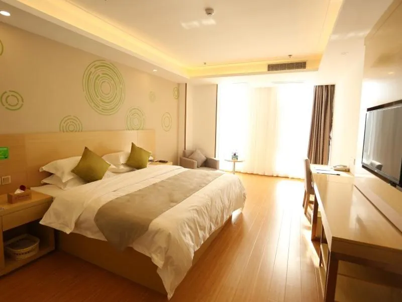 Bed in GreenTree Inn Suzhou Yongqiao District Fuxiao Avenue Hotel
