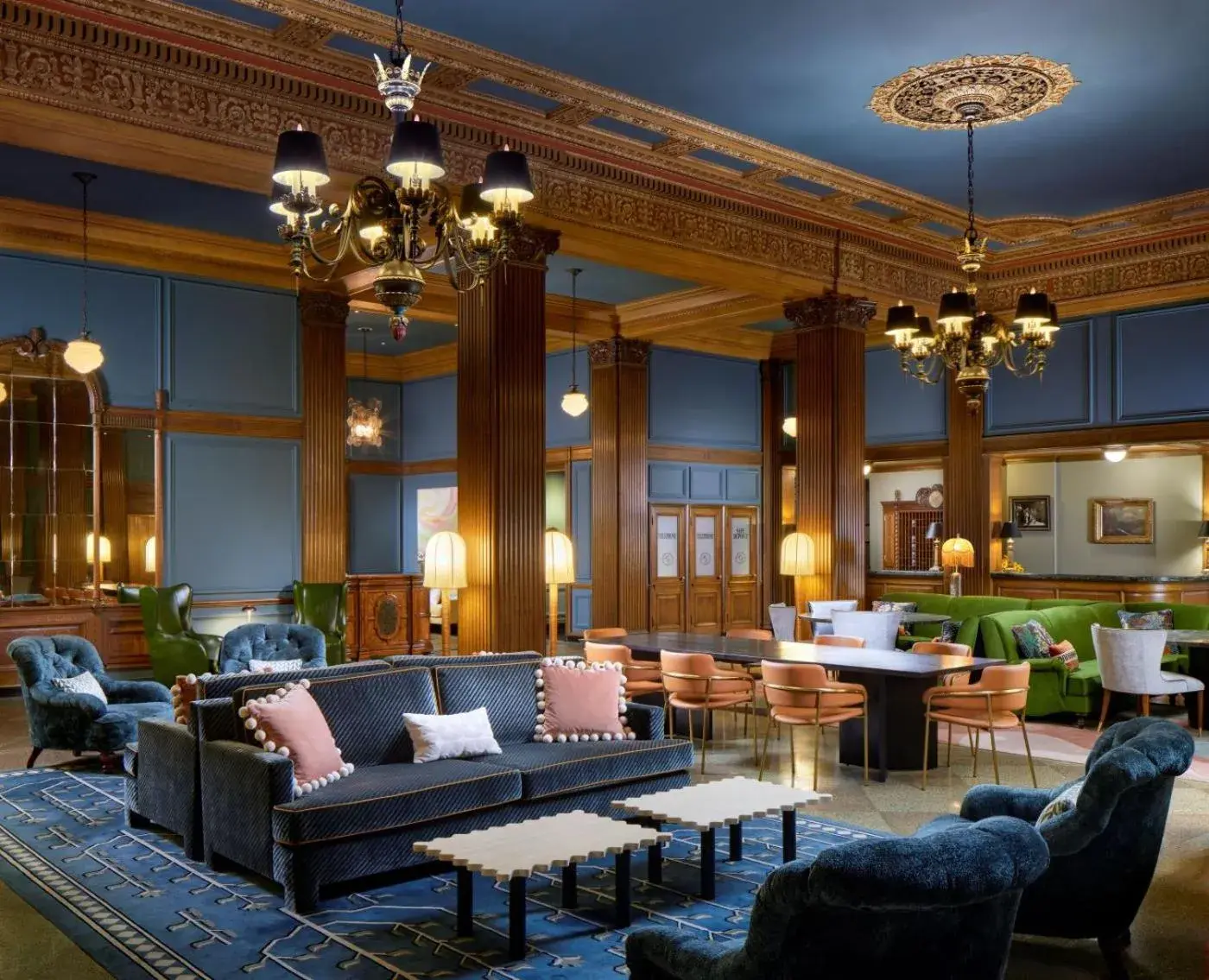 Lobby or reception in Marcus Whitman Hotel and Conference Center Lobby or reception in Marcus Whitman Hotel and Conference Center
