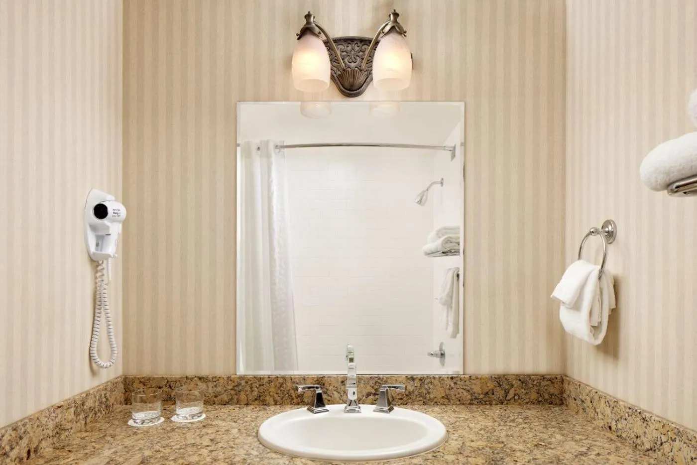 Bathroom in Marcus Whitman Hotel