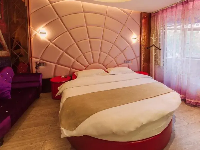 Bed in GreenTree Alliance Shanghai Minhang District Hongqiao Hub Huanghua Road Hotel Bed in GreenTree Alliance Shanghai Minhang District Hongqiao Hub Huanghua Road Hotel