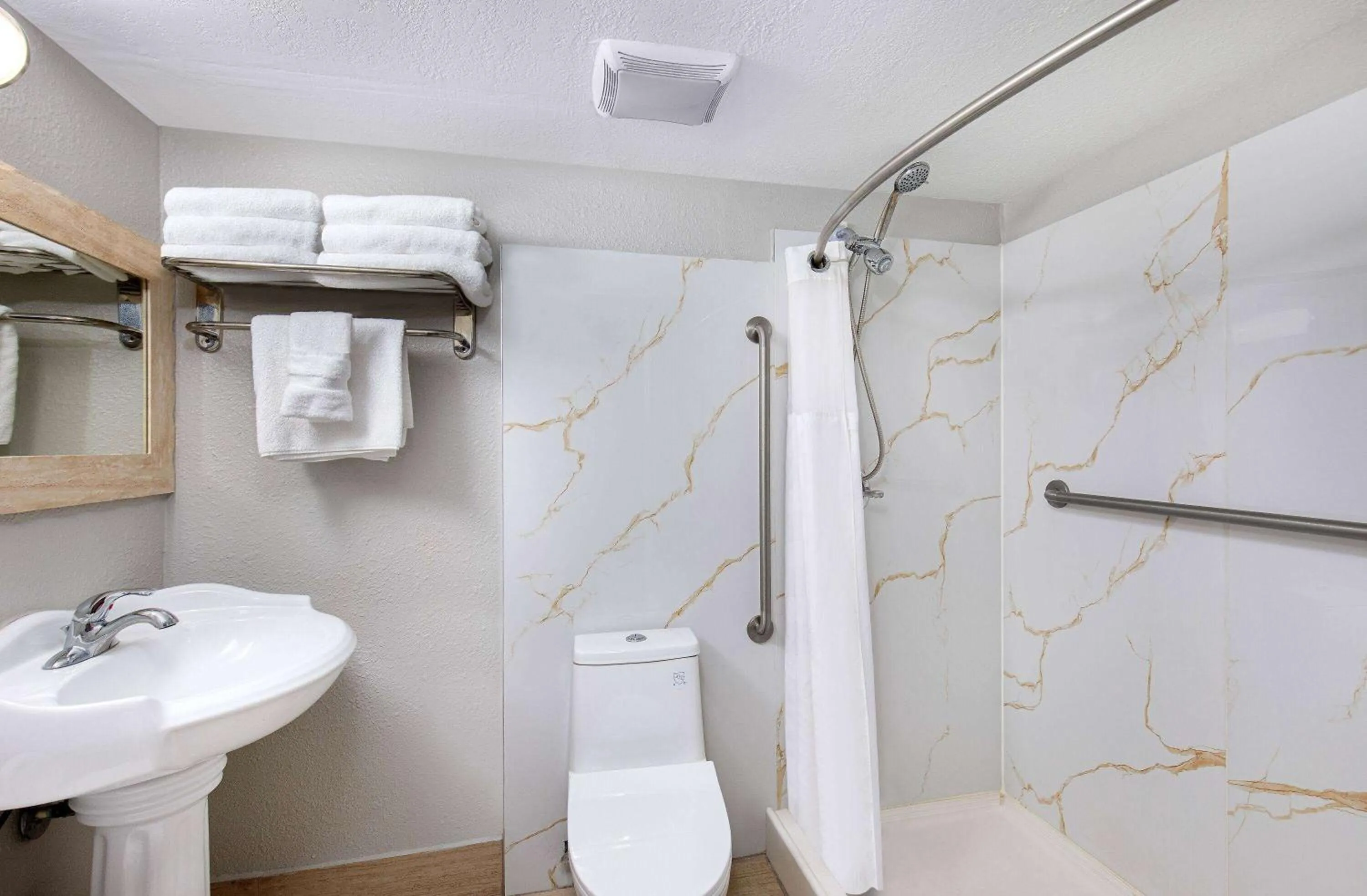 Shower in Ramada by Wyndham Bowling Green