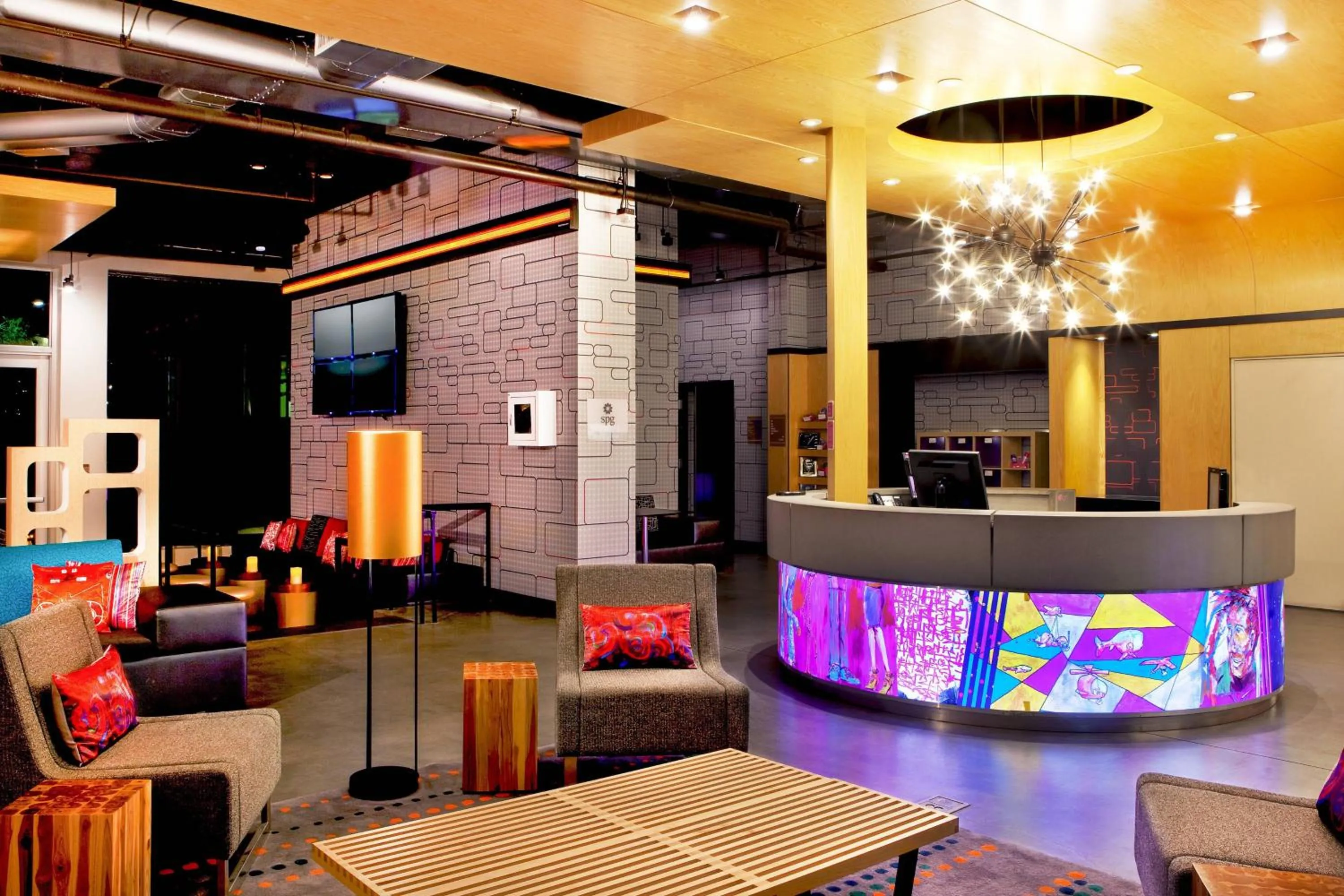 Lobby or reception in Aloft Ontario-Rancho Cucamonga