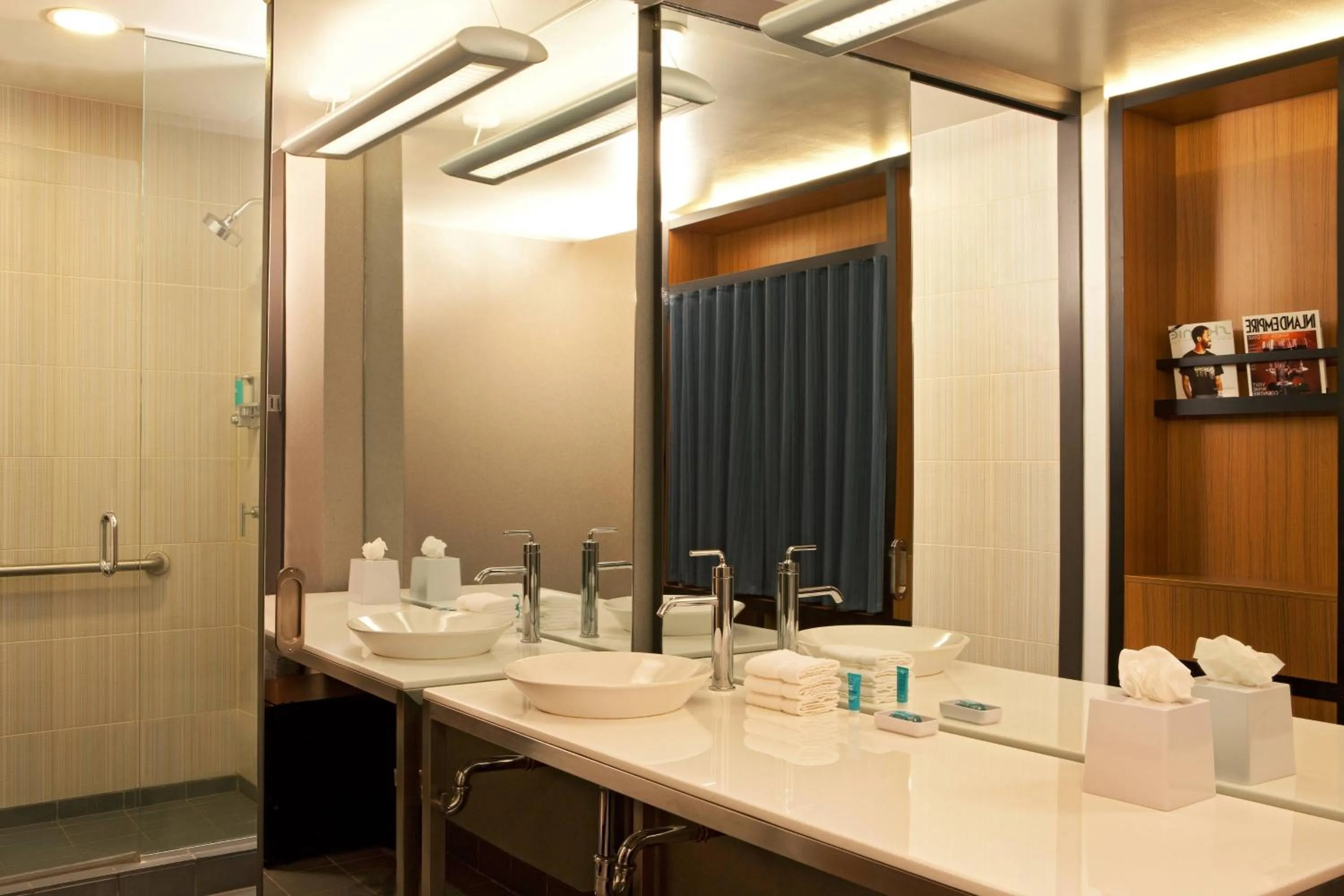 Bathroom in Aloft Ontario-Rancho Cucamonga