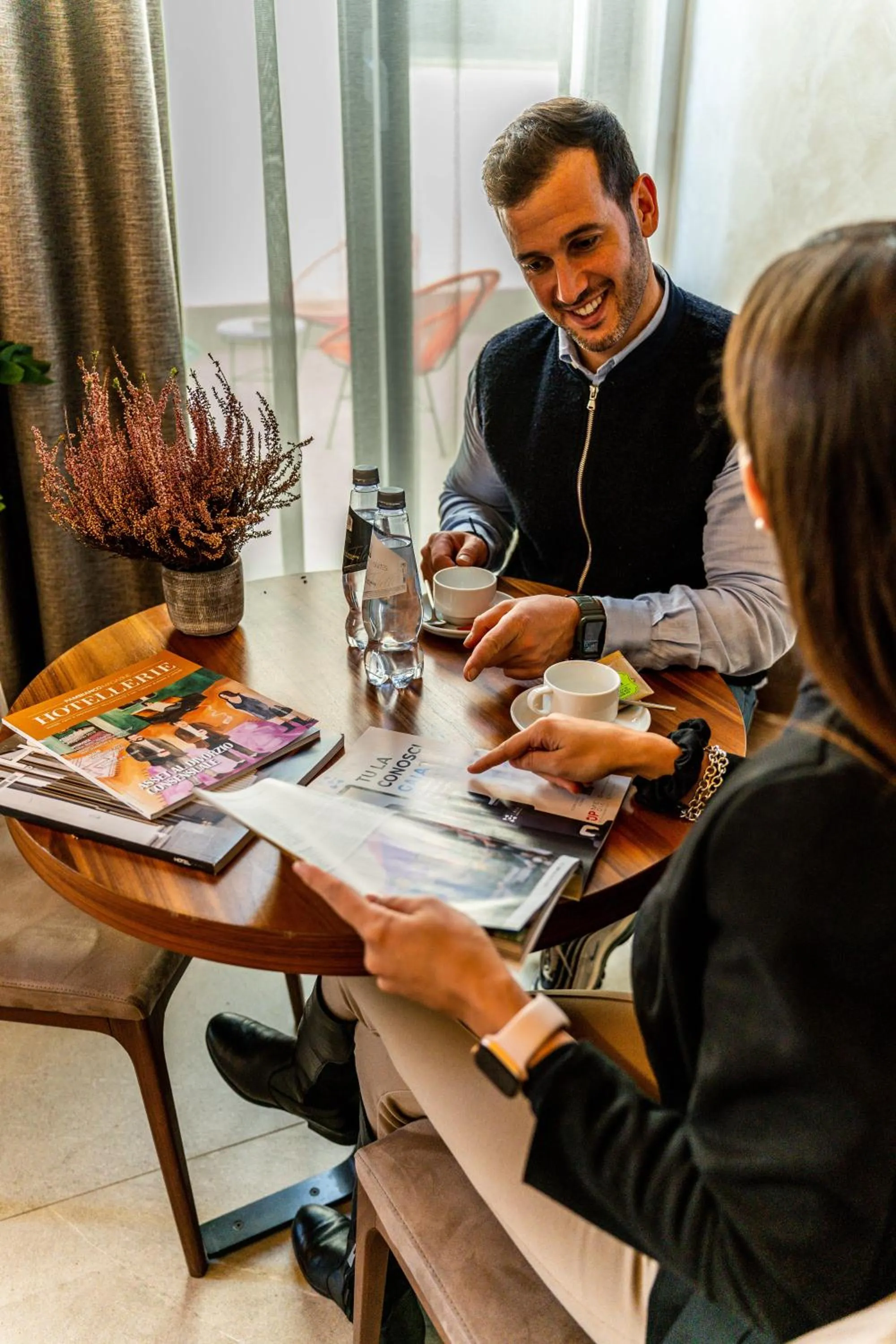 group of guests in Gasometer Urban Suites