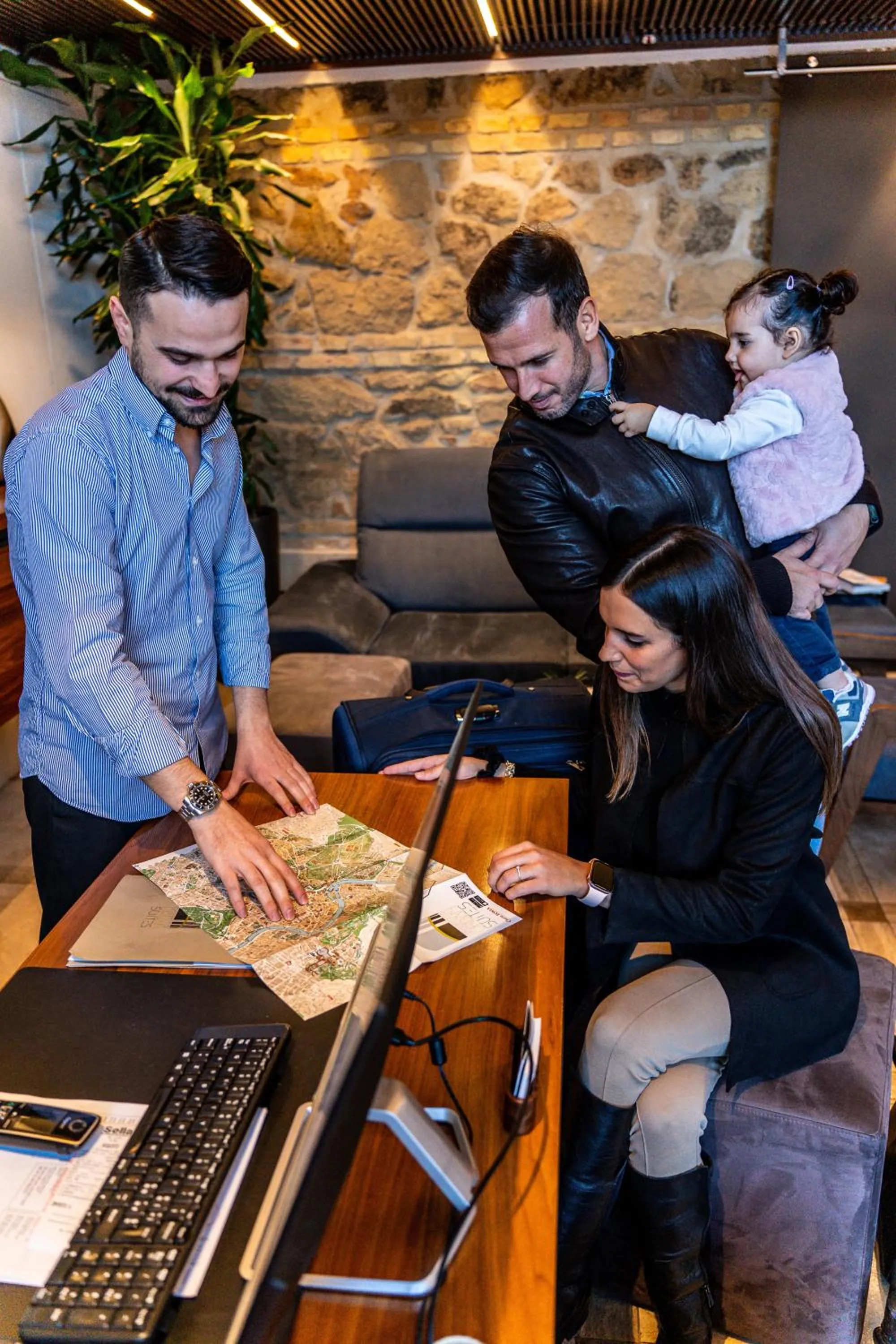 Lobby or reception in Gasometer Urban Suites