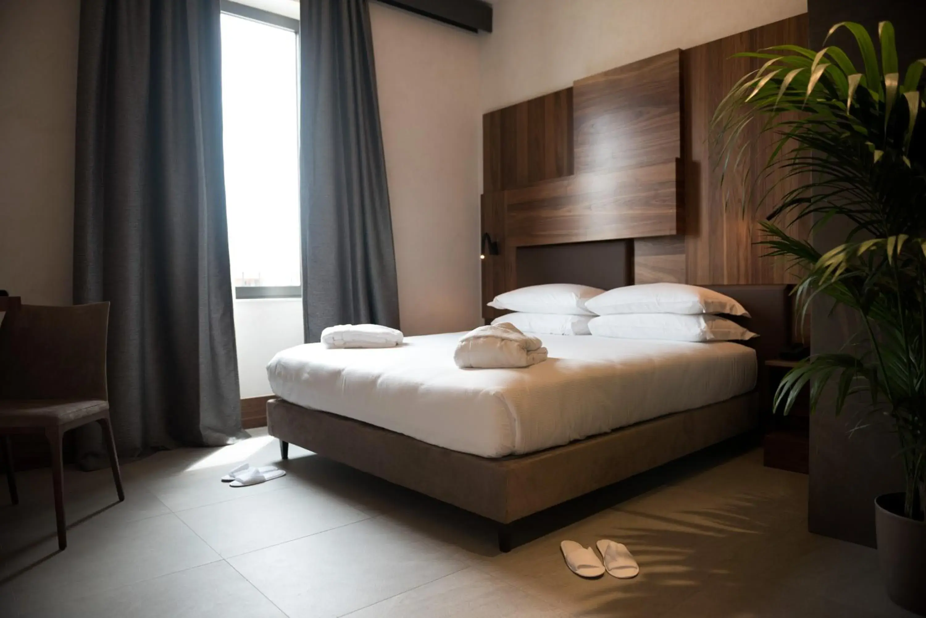 Bed in Gasometer Urban Suites Bed in Gasometer Urban Suites