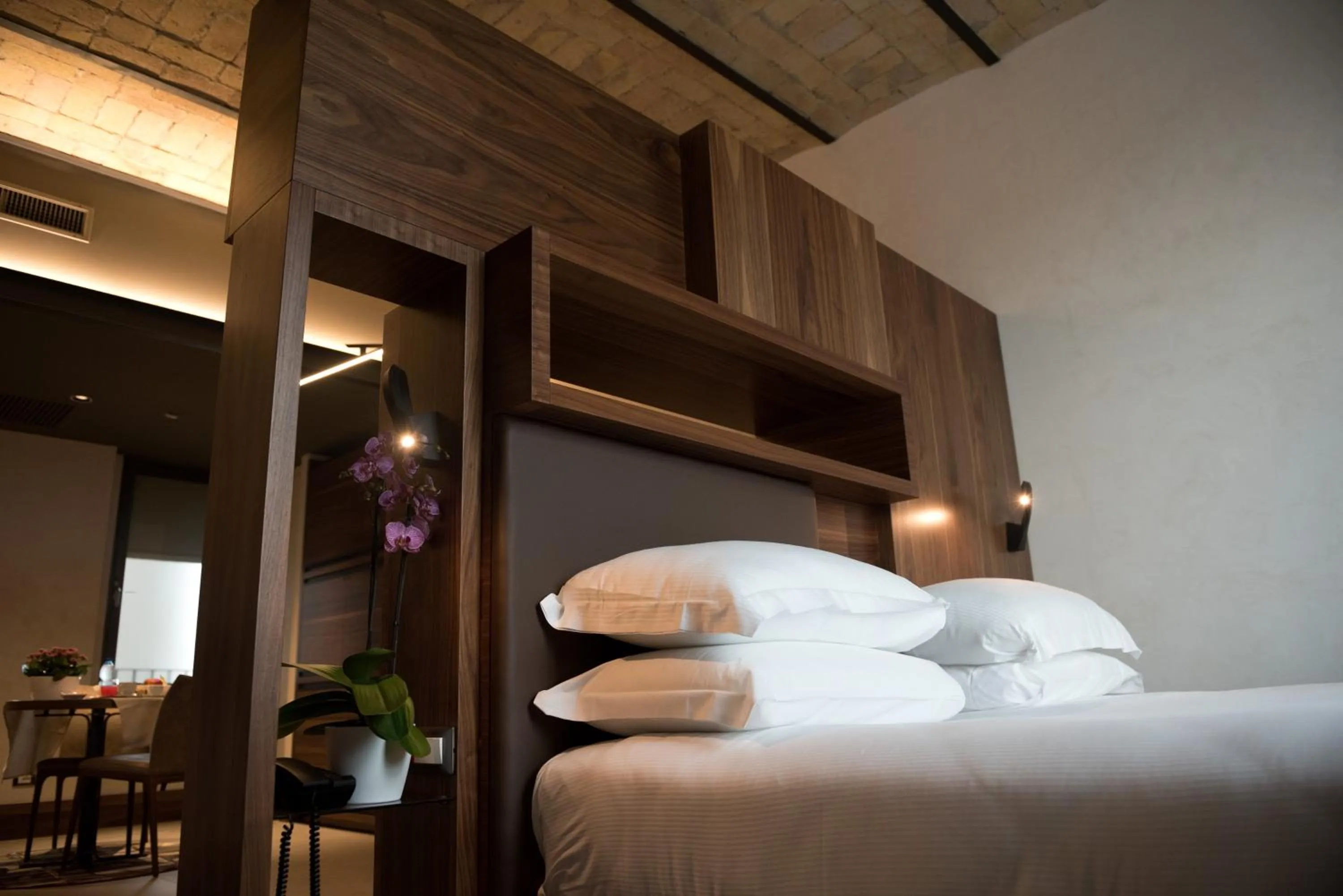 Bed in Gasometer Urban Suites