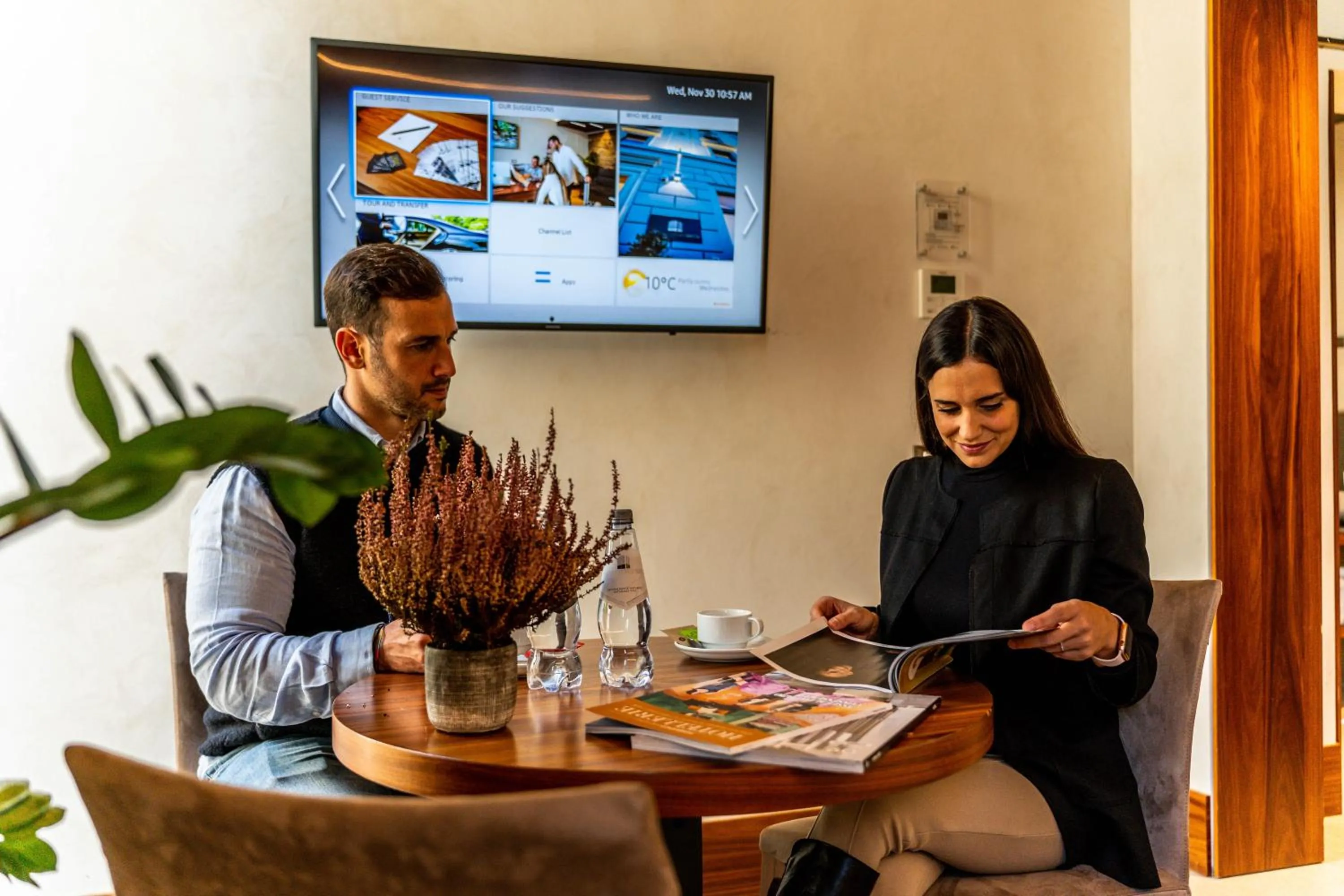 group of guests in Gasometer Urban Suites