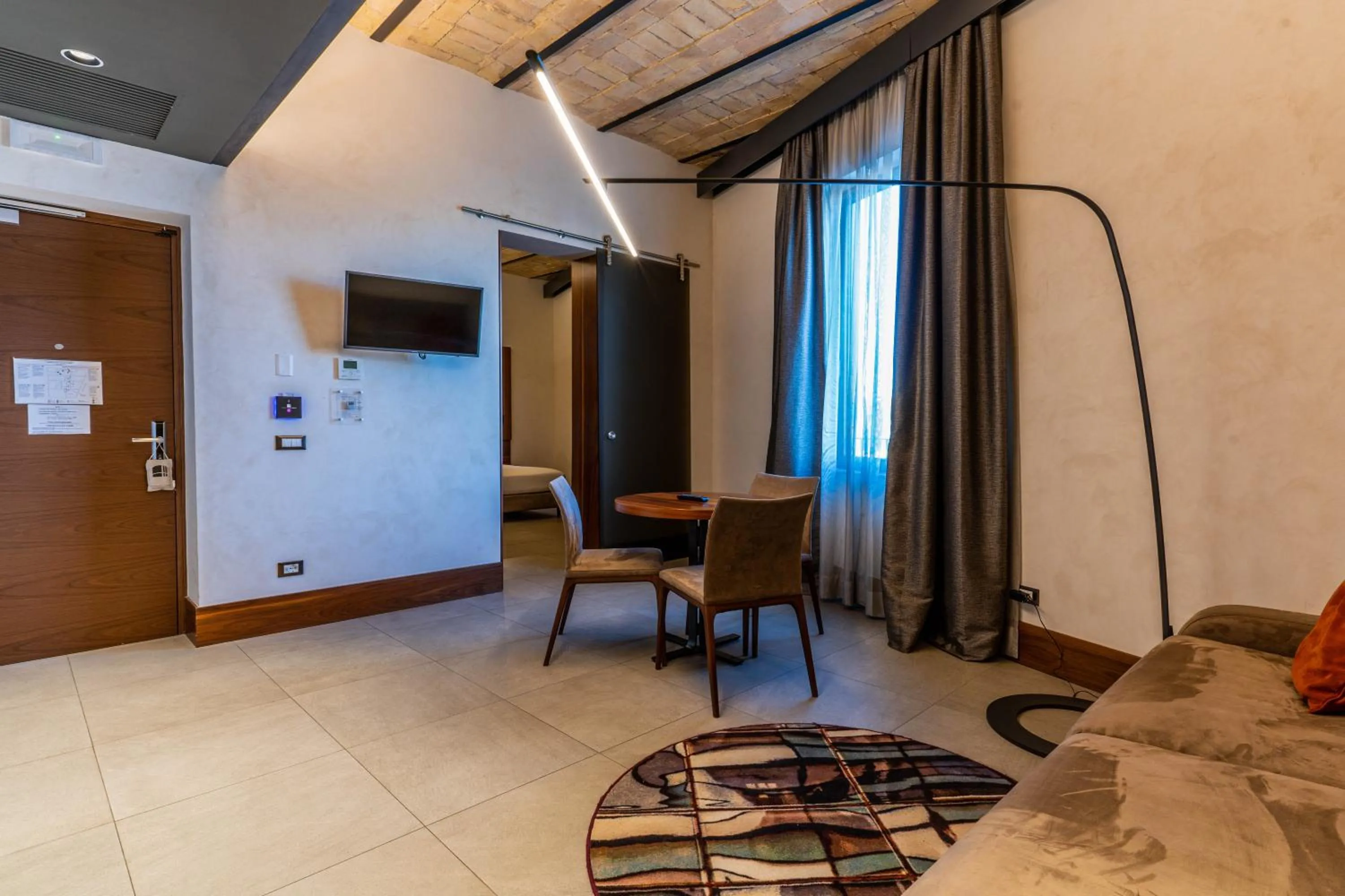 Seating area in Gasometer Urban Suites