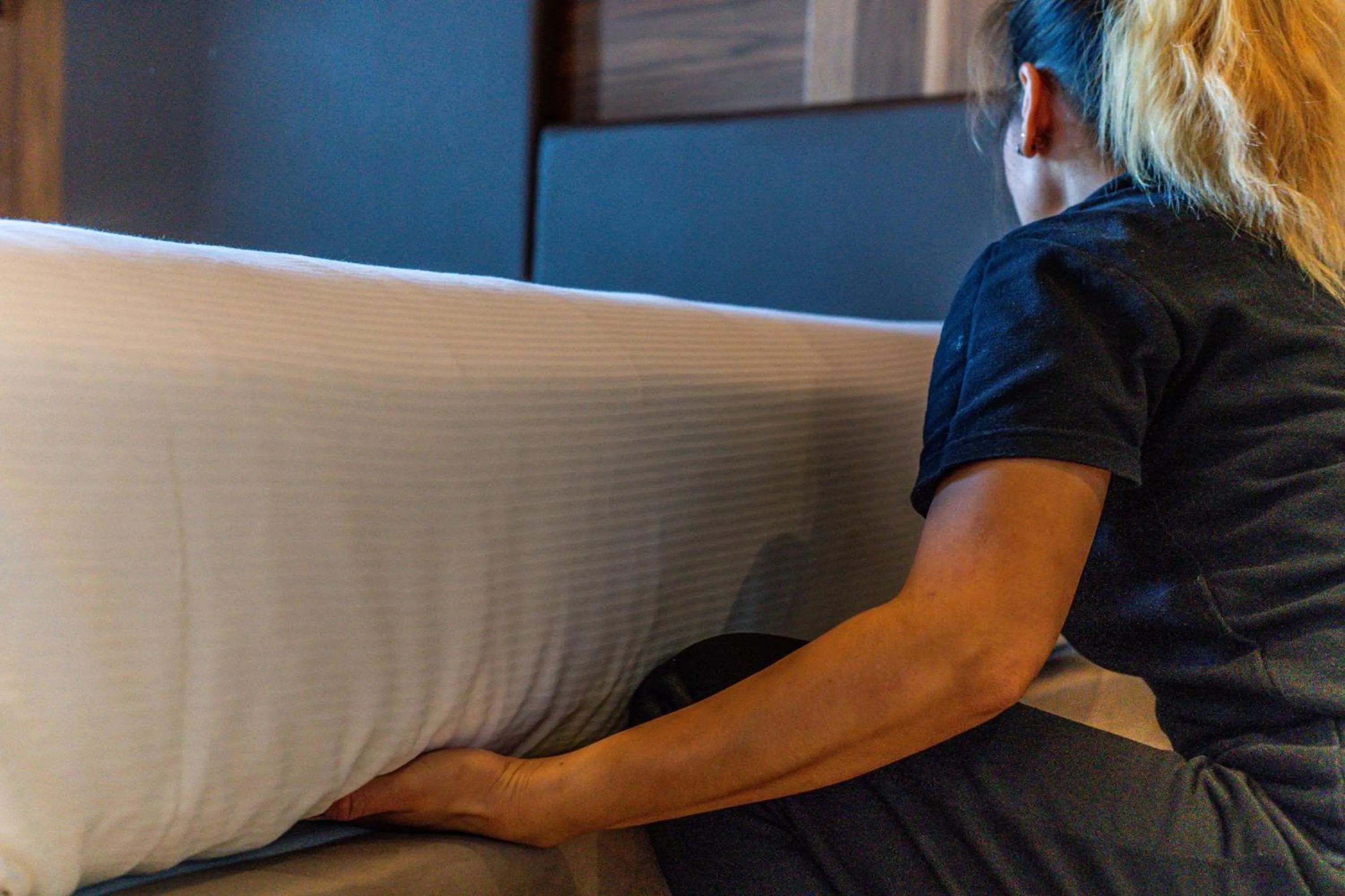 Bed in Gasometer Urban Suites