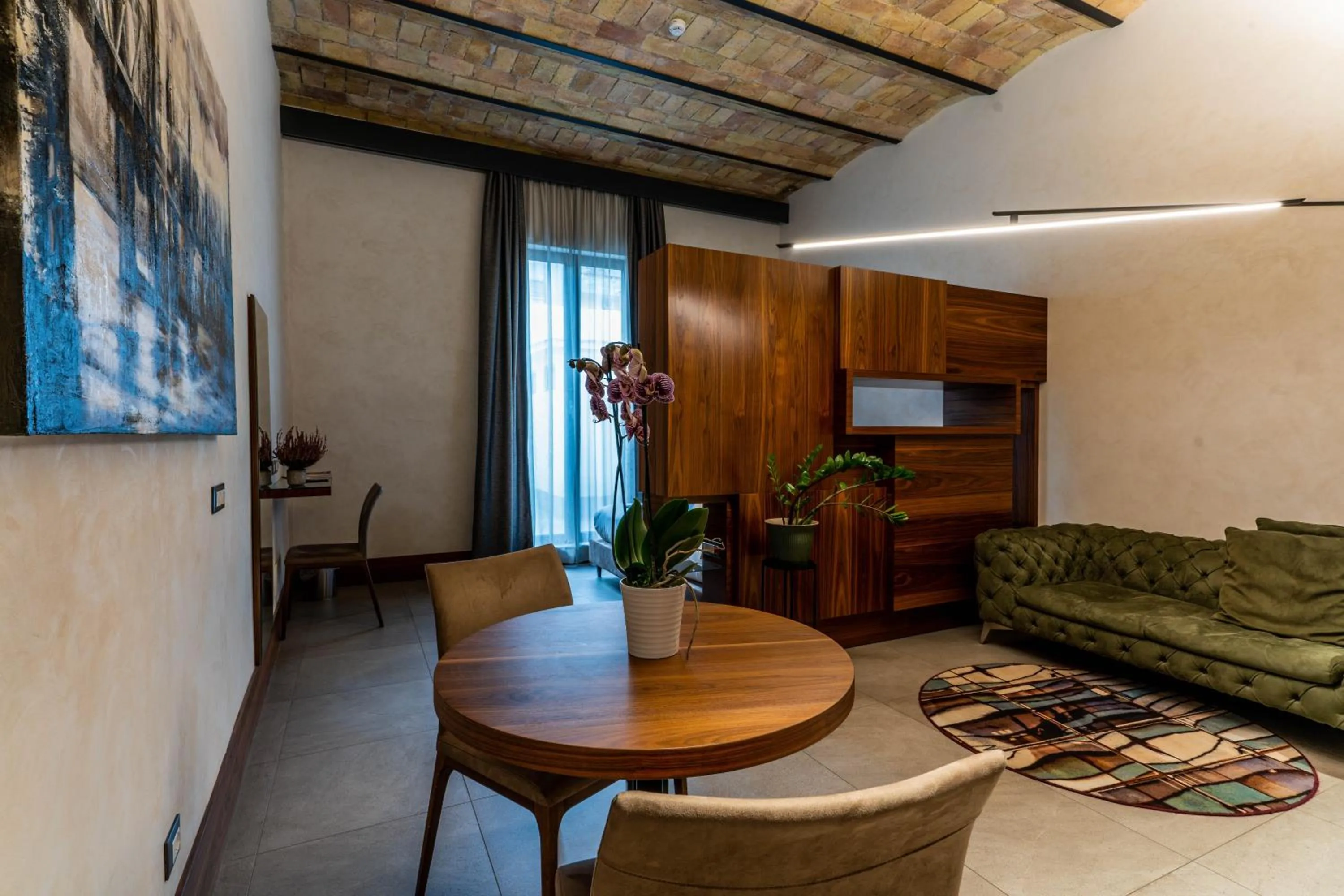 Seating area in Gasometer Urban Suites