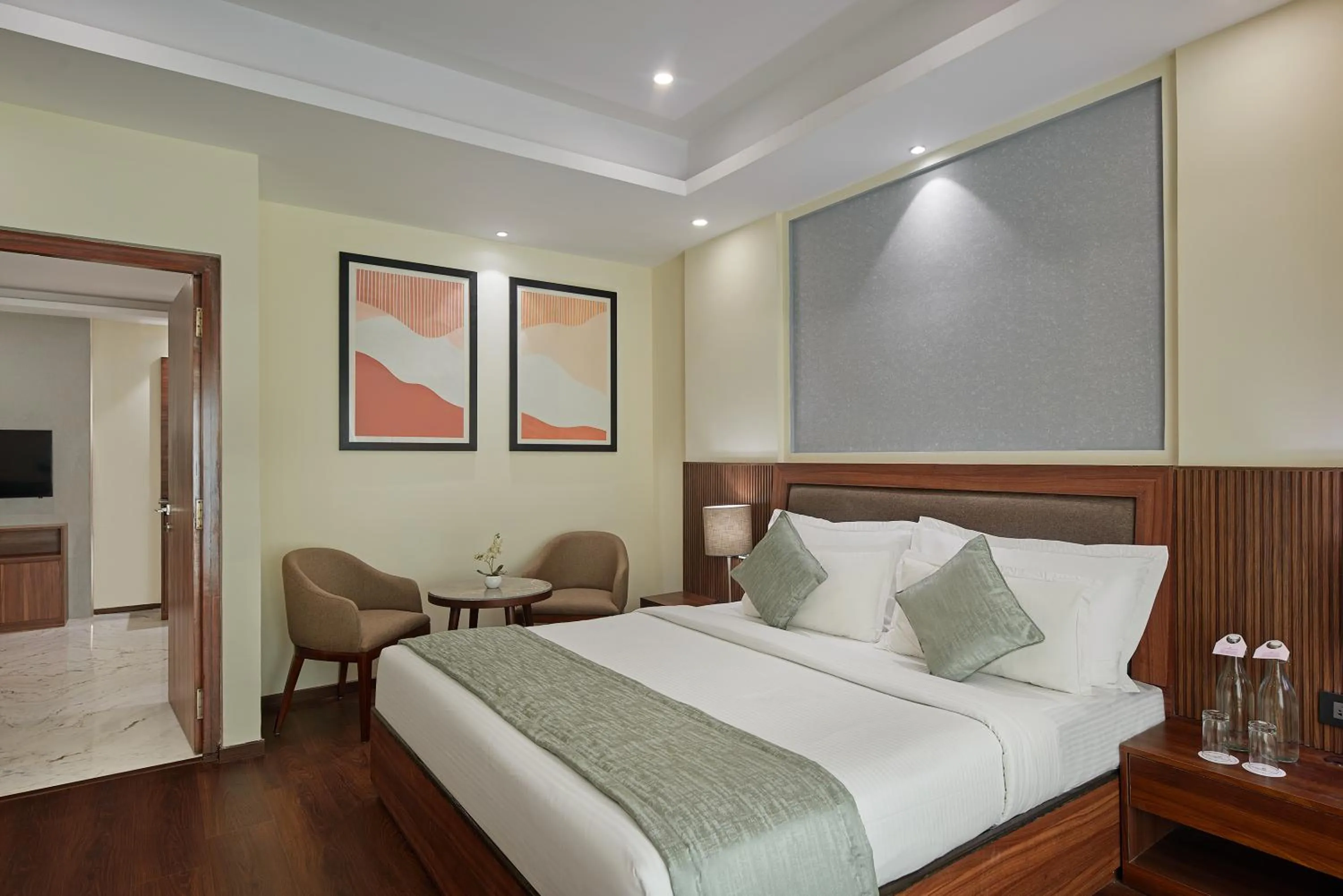 Bedroom, Bed in Southern Star,Bangalore
