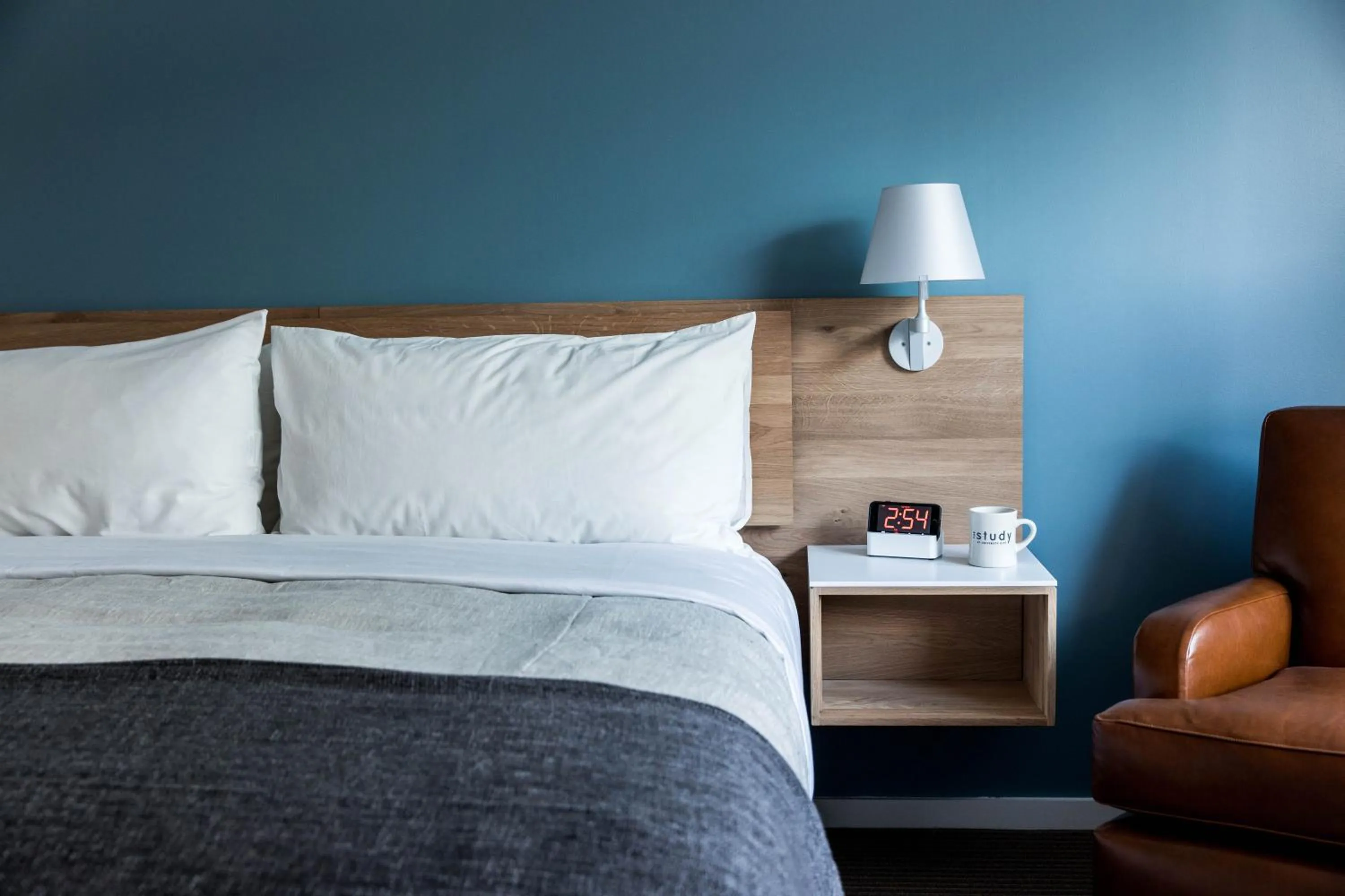 Bed in The Study at University City, Study Hotels