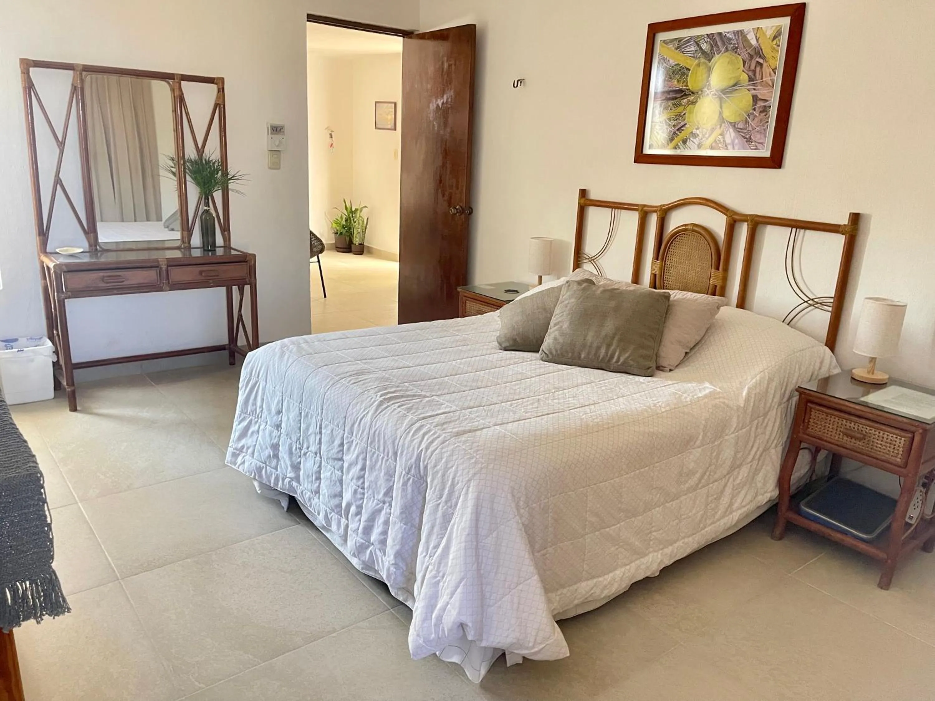 Bed in Departamento Medina