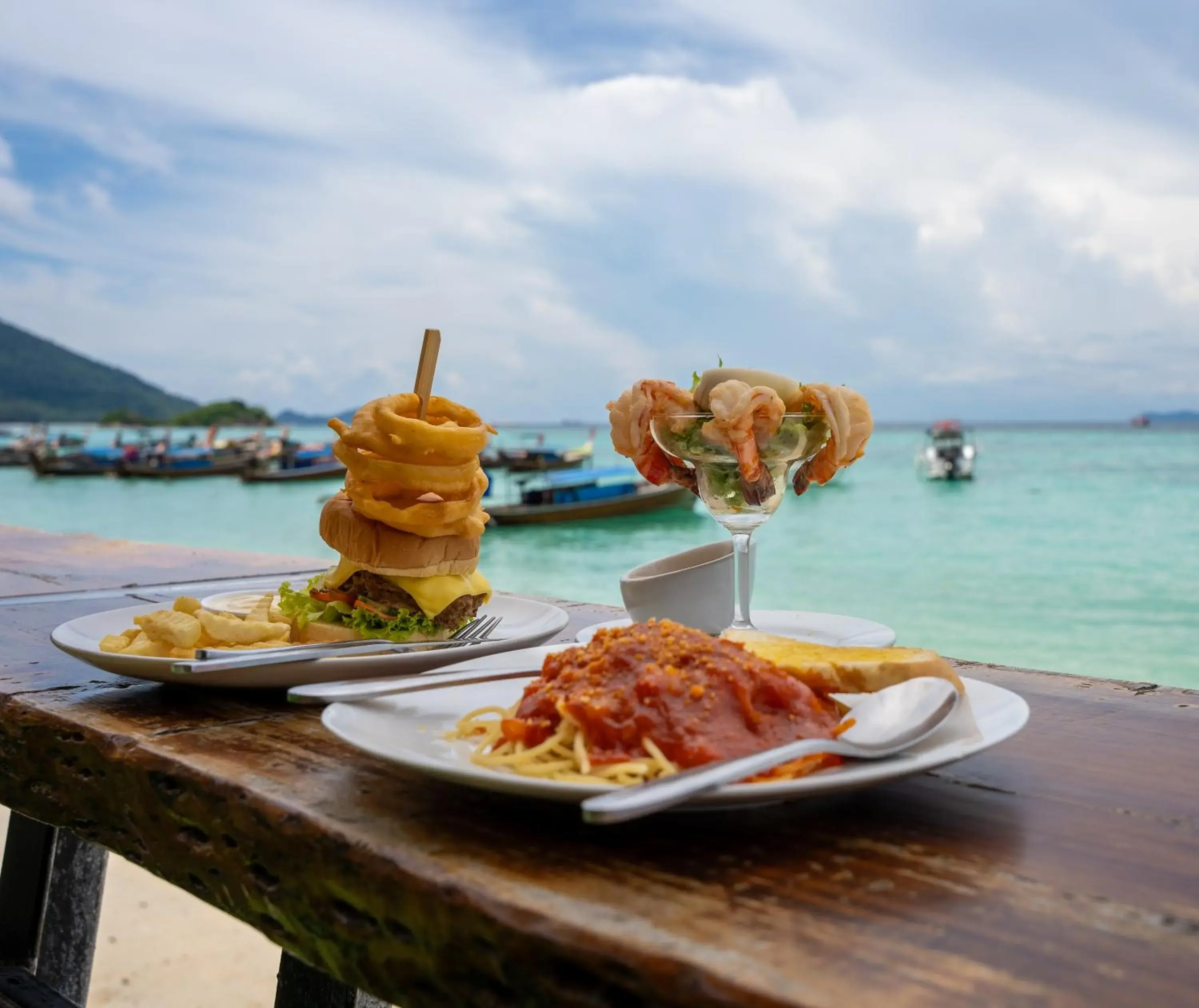 Food close-up in Anda Lipe Resort Food close-up in Anda Lipe Resort