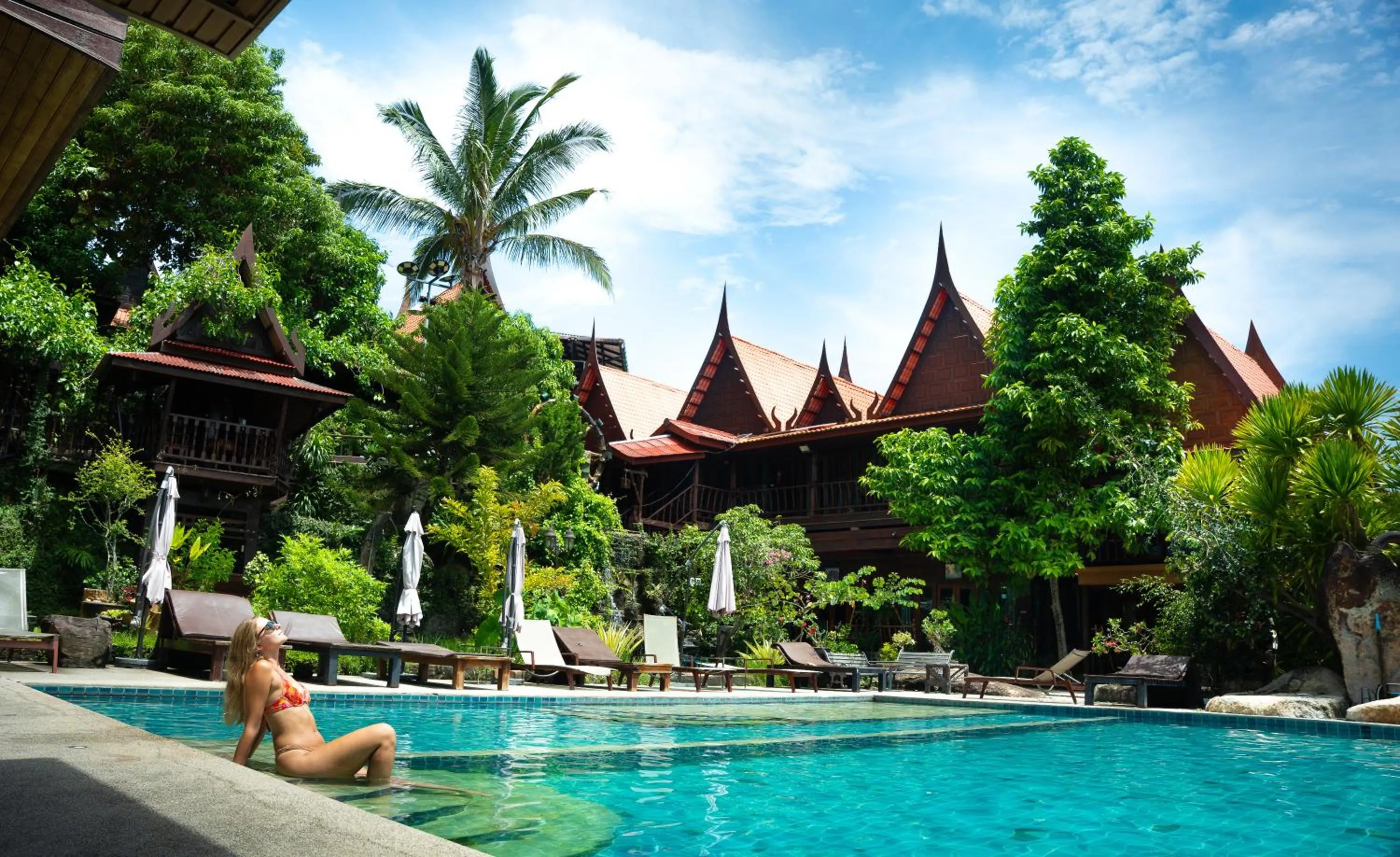 Swimming pool in Anda Lipe Resort
