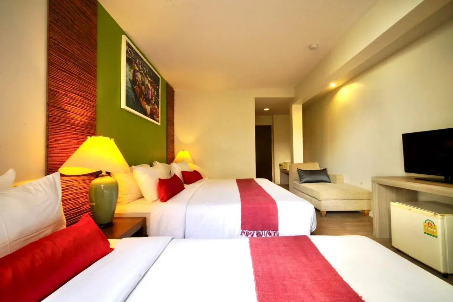 Bed in Villa Cha-Cha Banglumphu Bed in Villa Cha-Cha Banglumphu