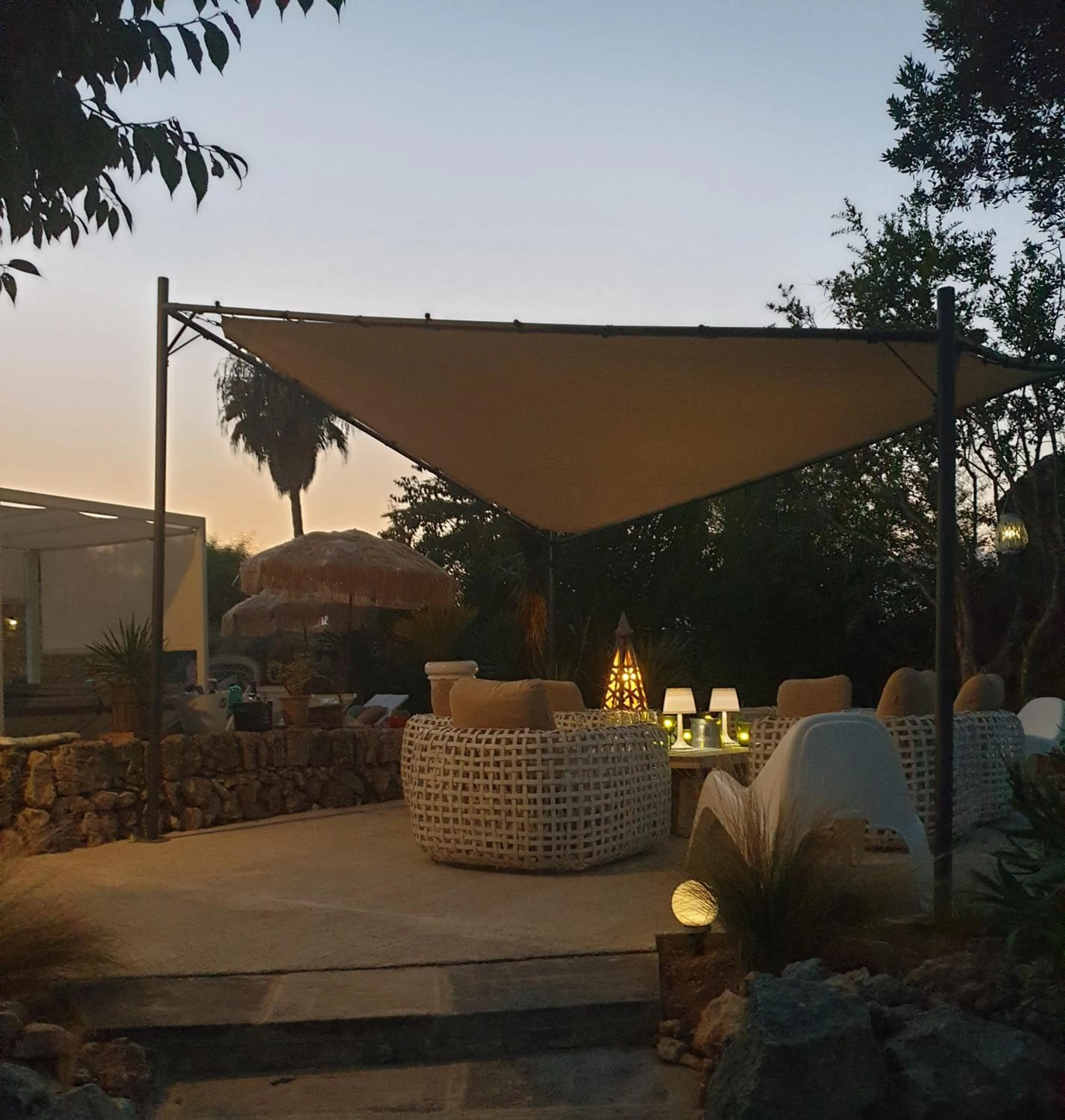 Patio in Las Fincas de Annie