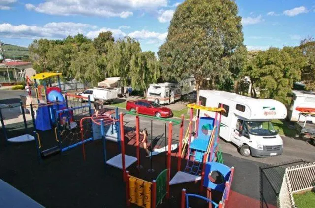 Children play ground in Apollo Bay Holiday Park