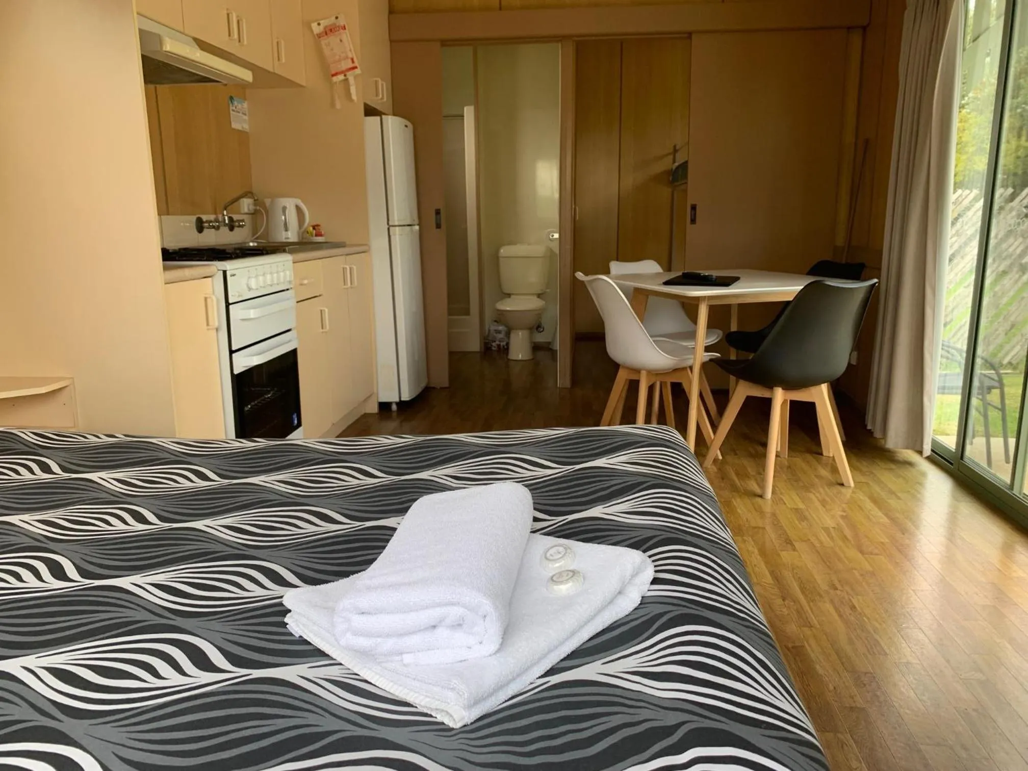 Bed in Apollo Bay Holiday Park