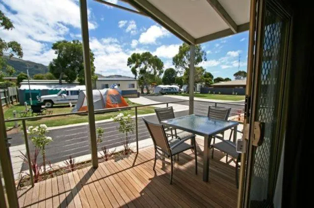 Facade/entrance in Apollo Bay Holiday Park