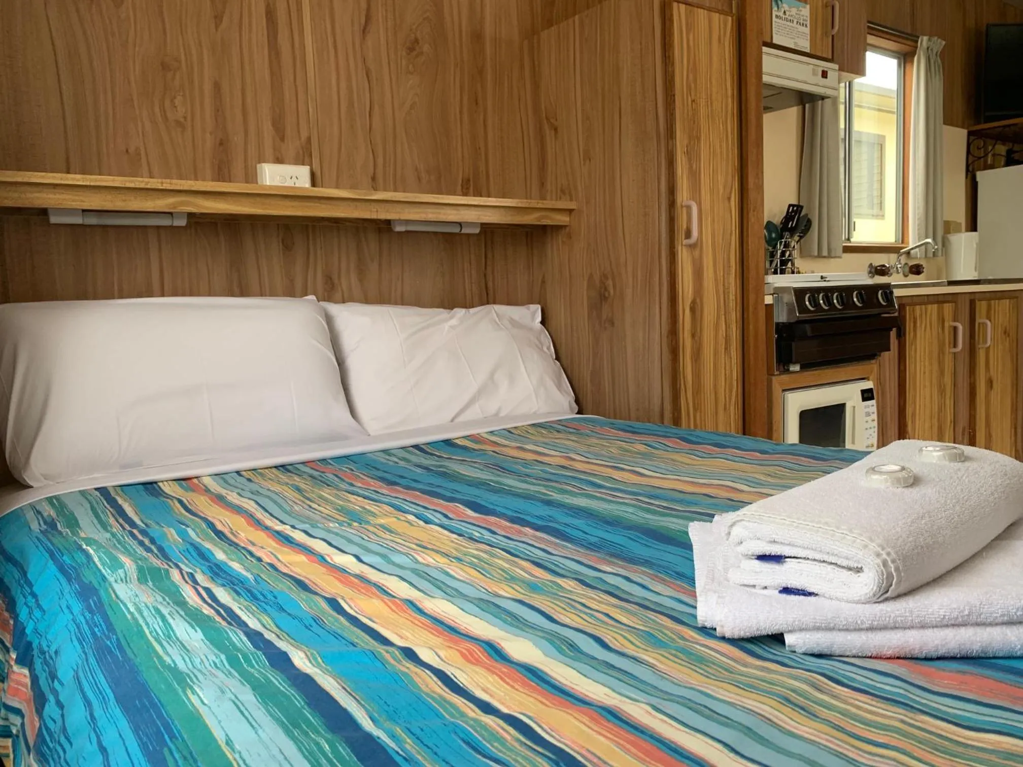 Bed in Apollo Bay Holiday Park