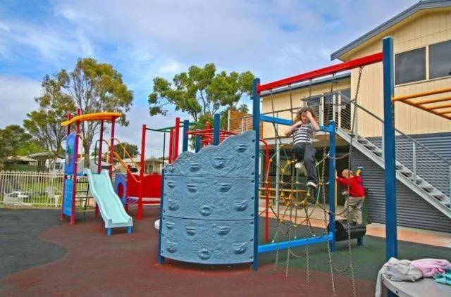 Children play ground in Apollo Bay Holiday Park