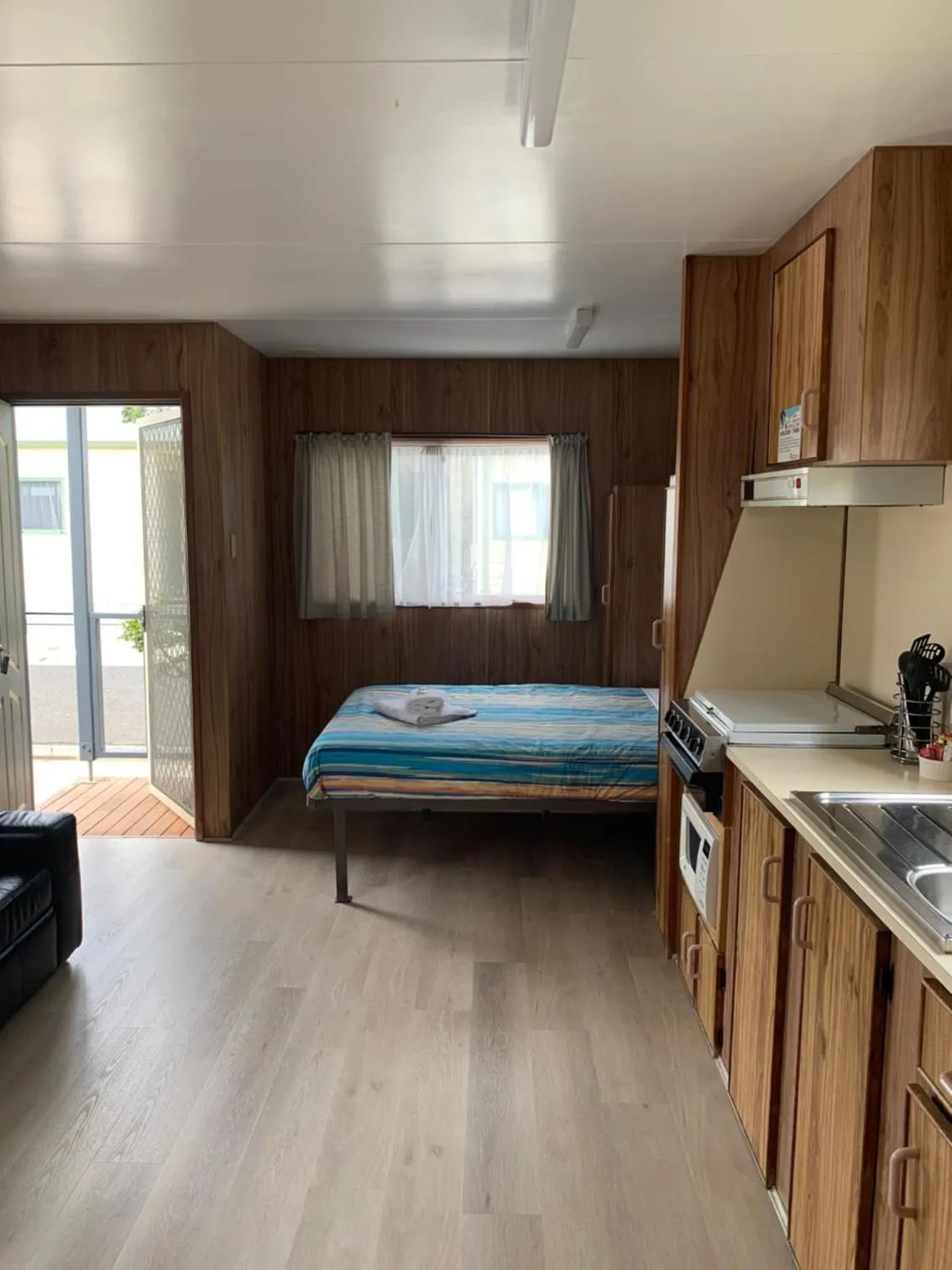 Bed in Apollo Bay Holiday Park