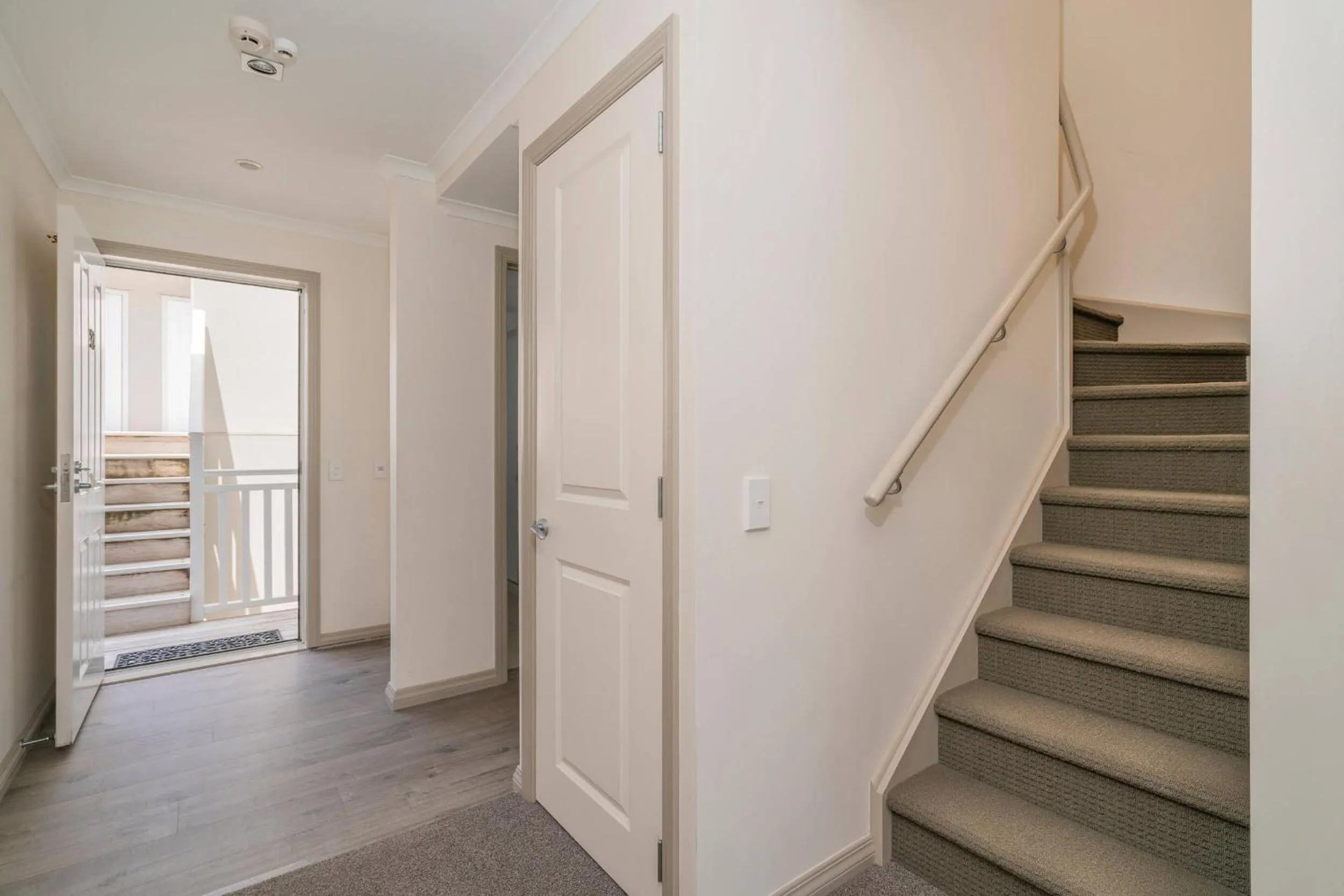 Facade/entrance in Crow's Nest Apartments