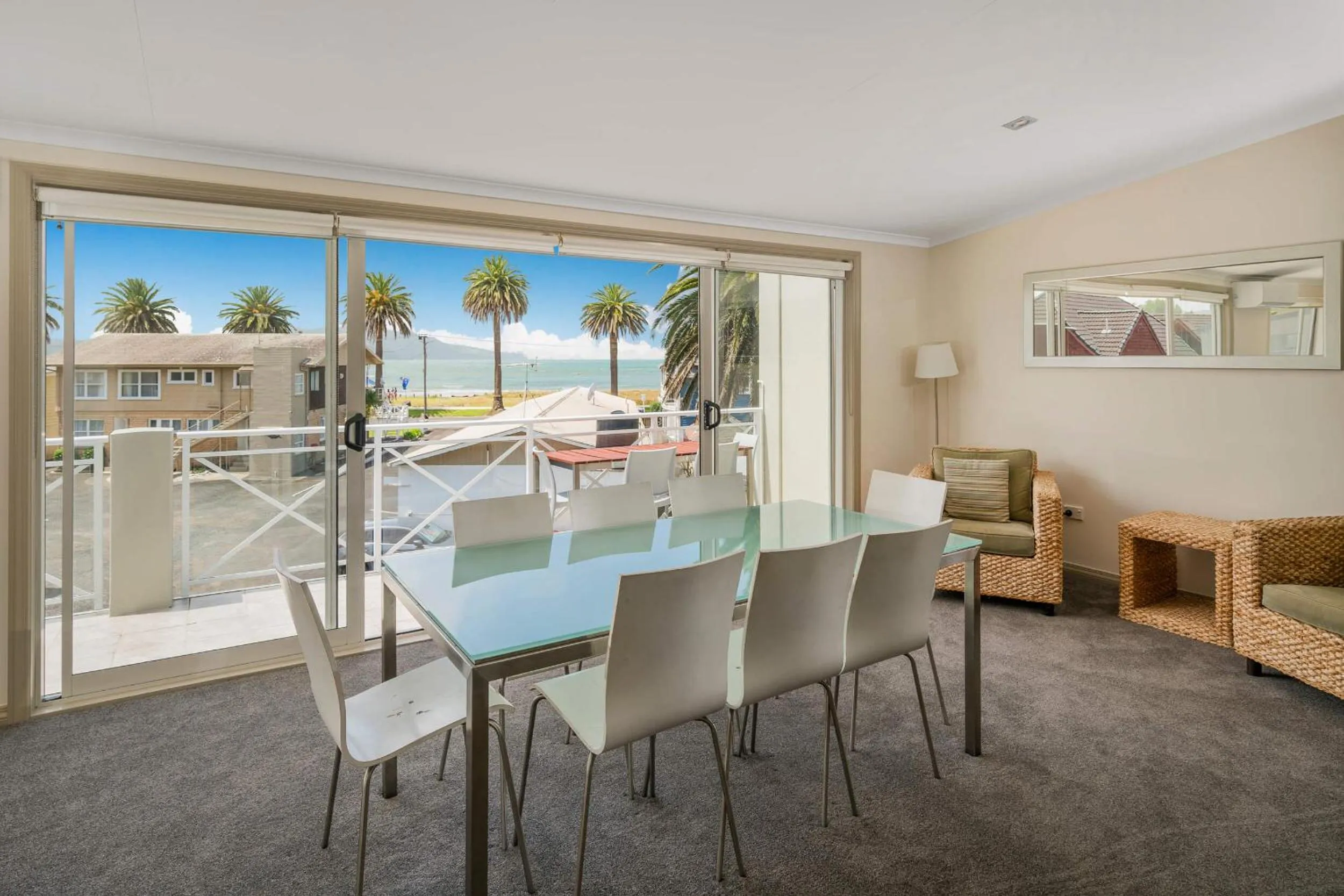Dining area in Crow's Nest Apartments