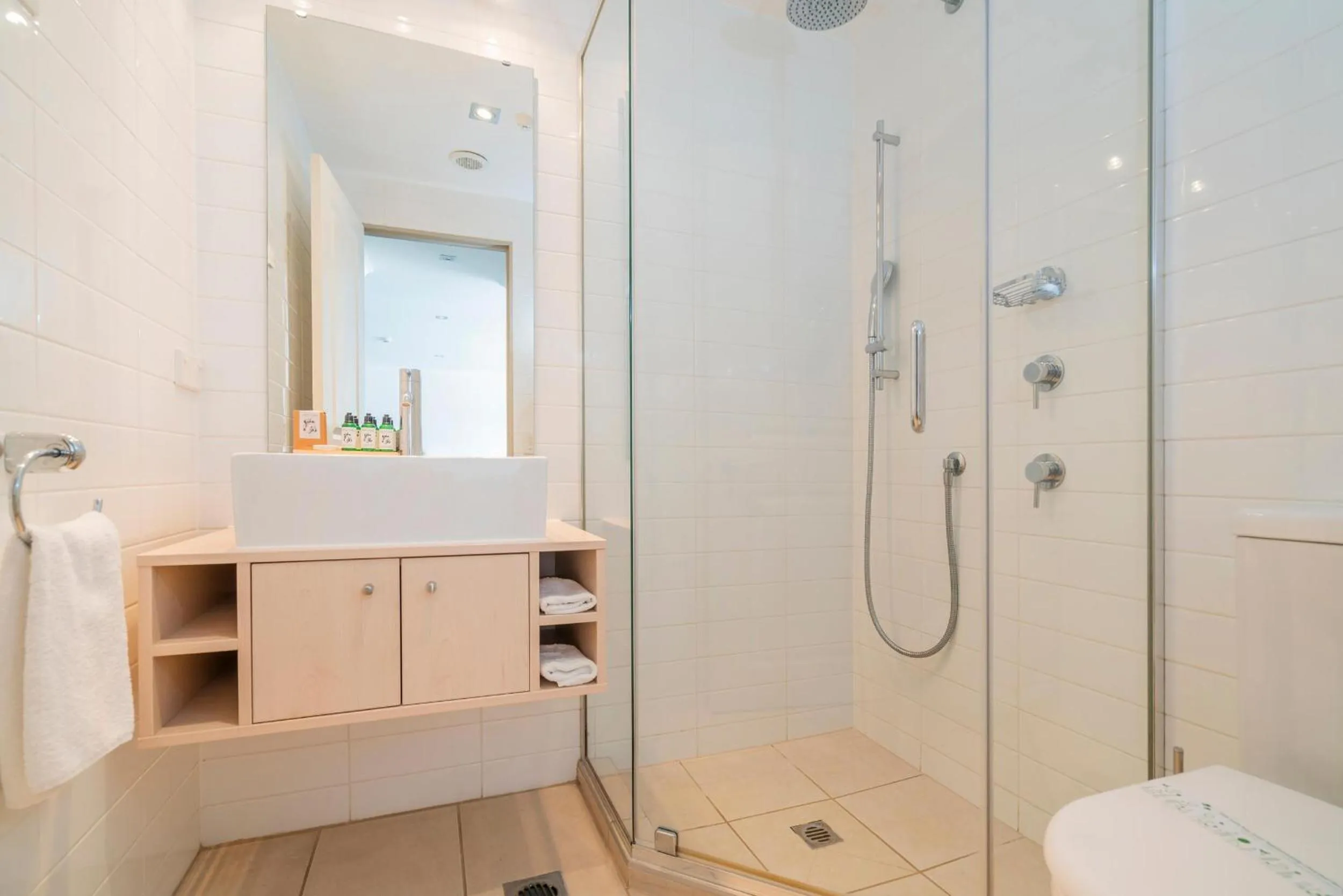 Toilet in Crow's Nest Apartments