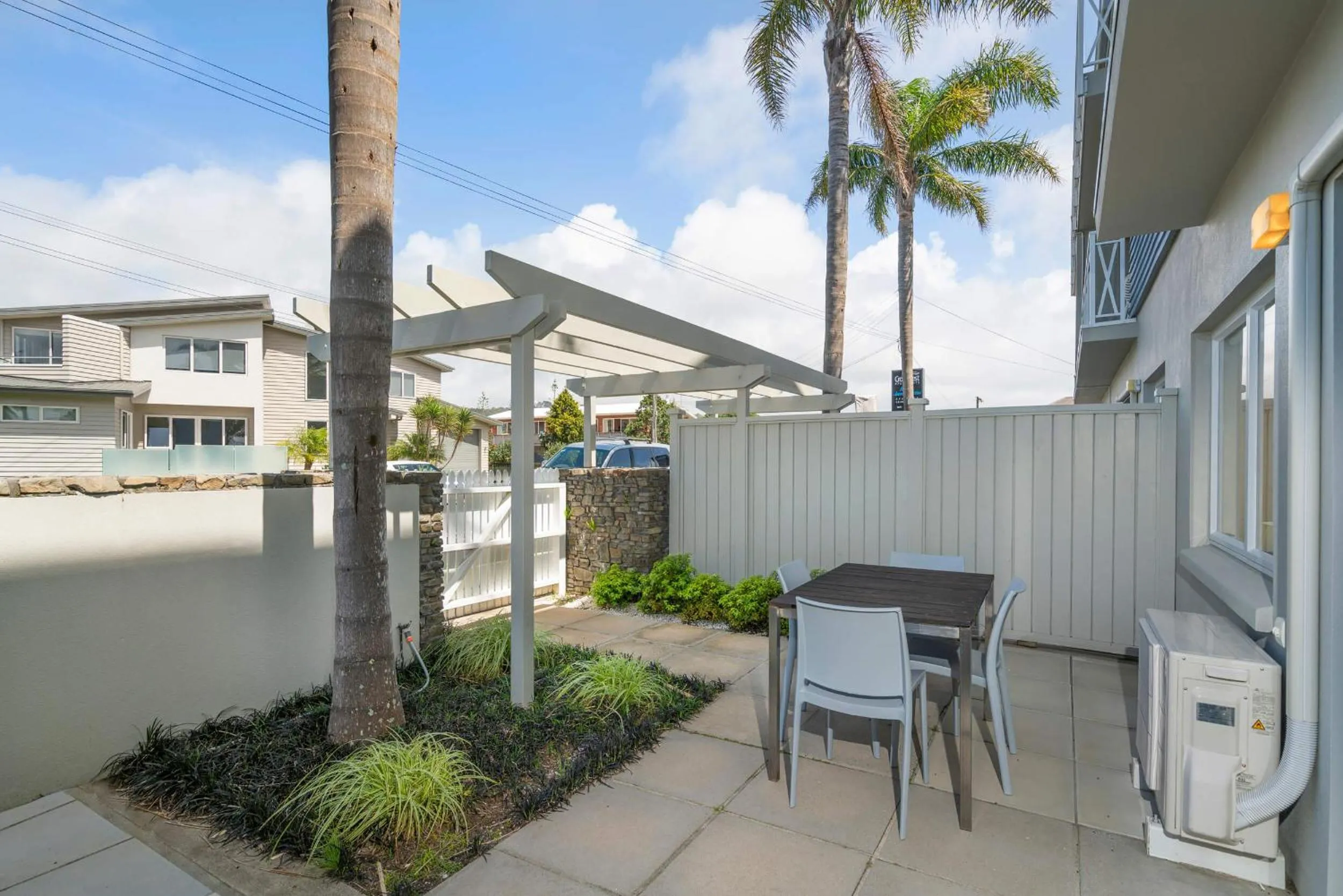 Patio in Crow's Nest Apartments