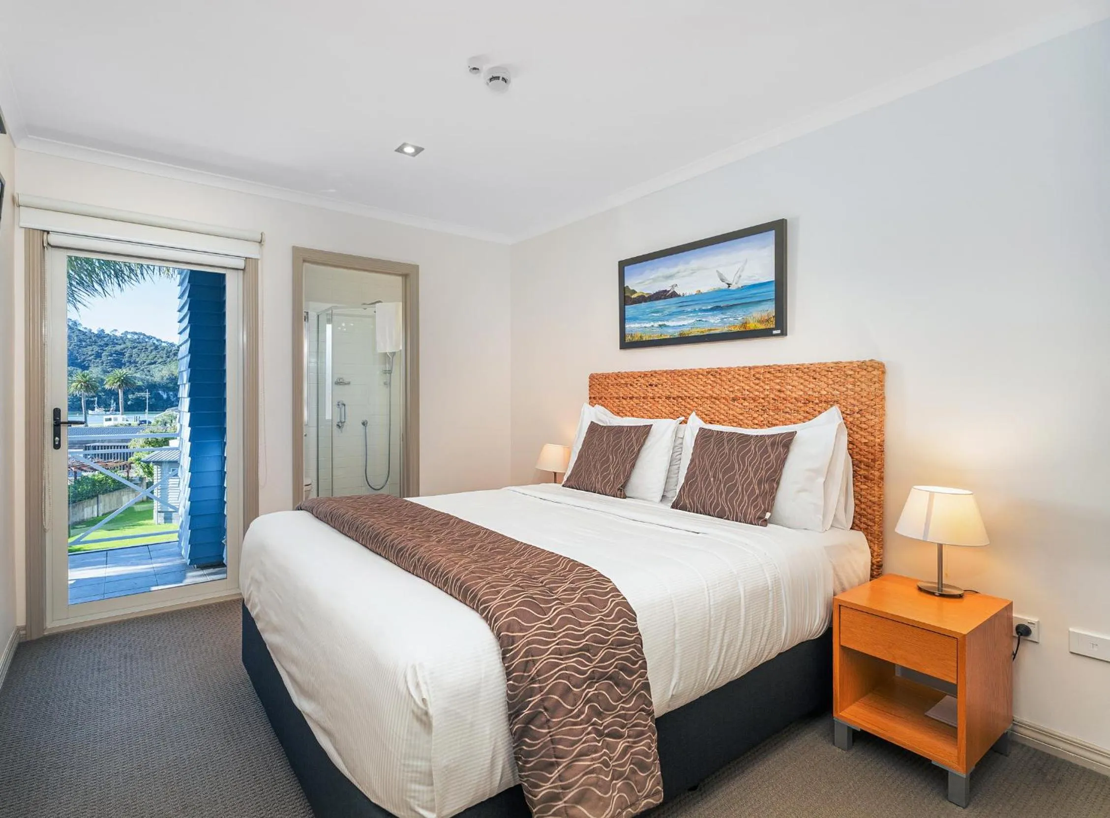 Bed in Crow's Nest Apartments