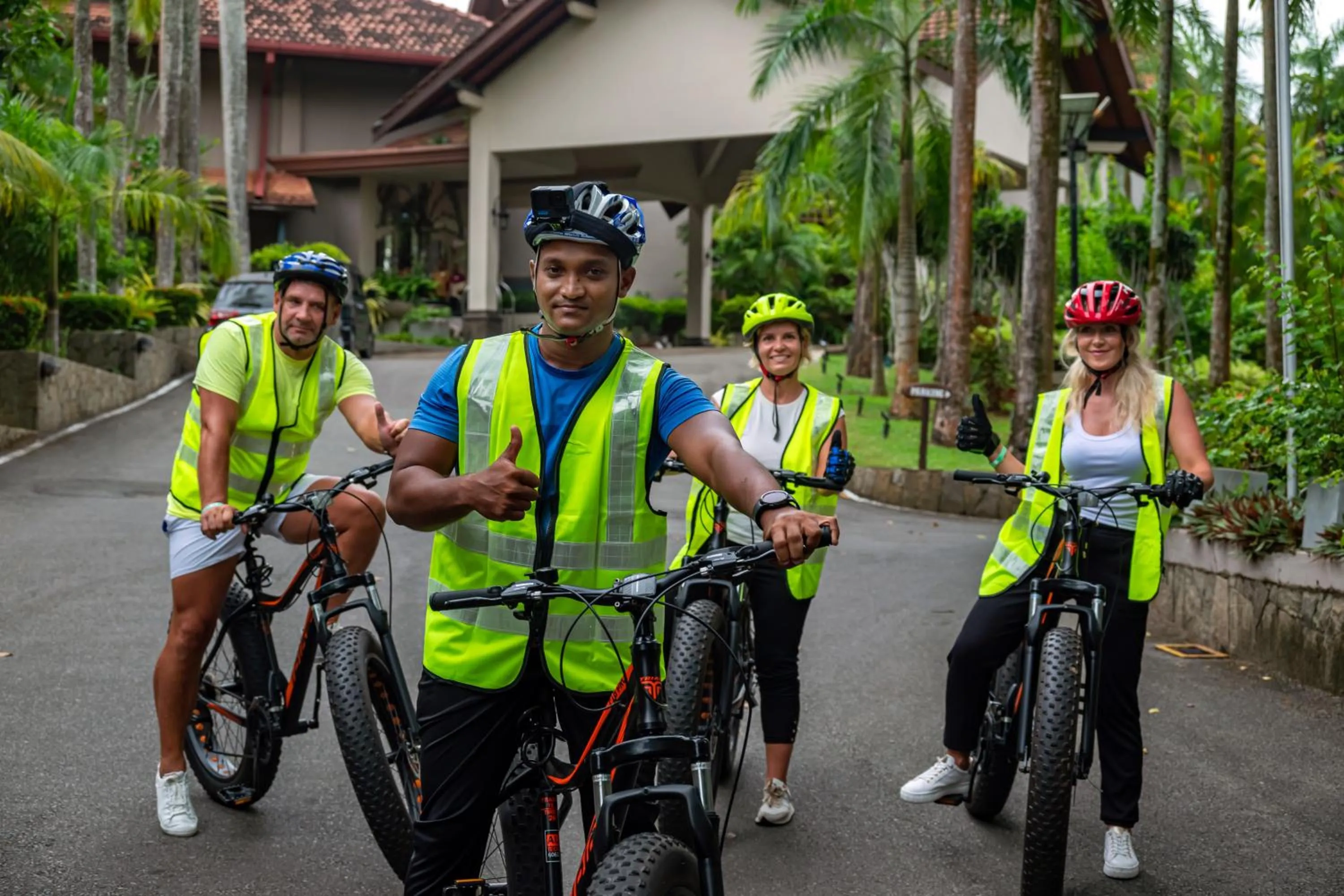 Cycling in Royal Palms Beach Hotel