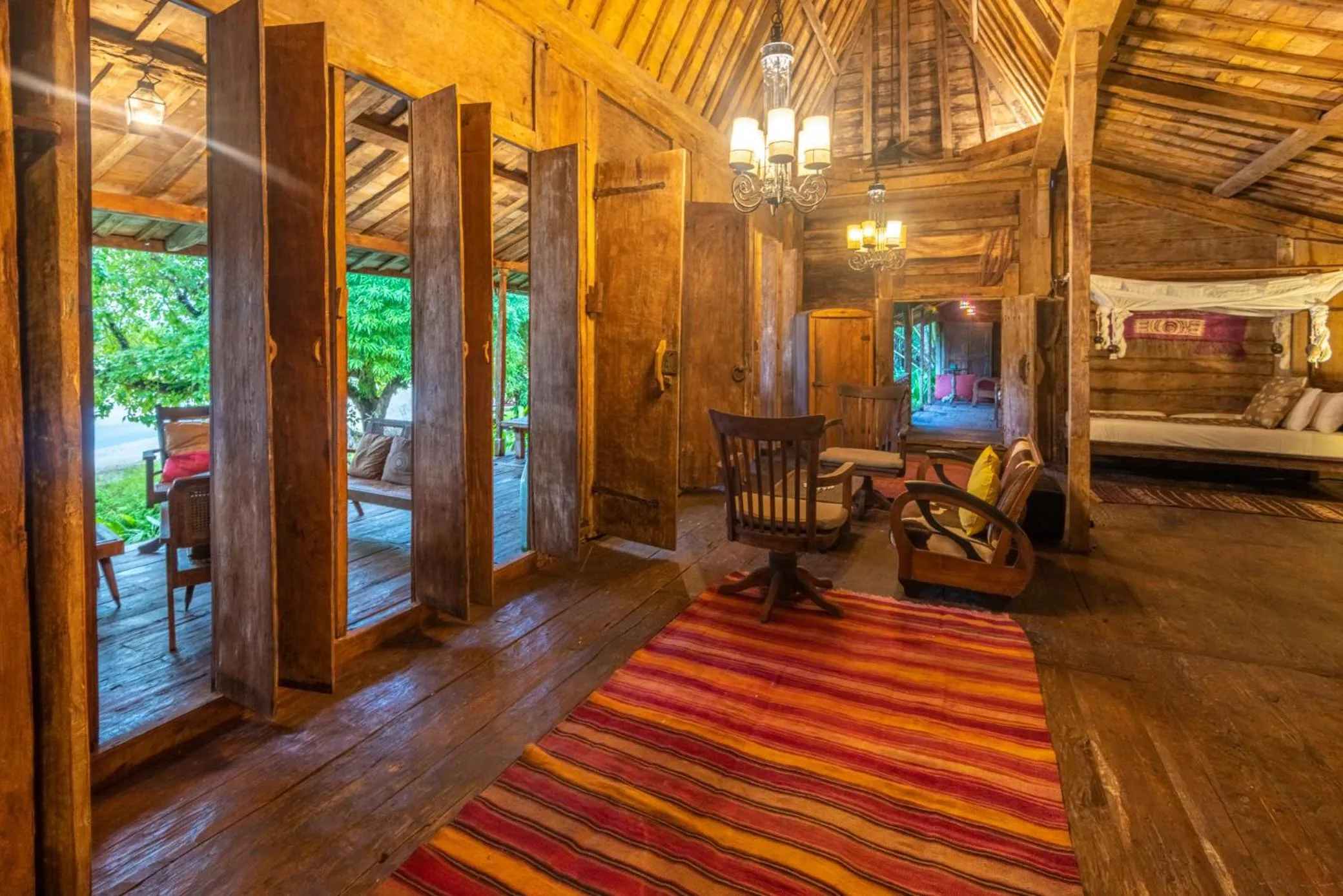 Living room in Ratua Private Island Resort