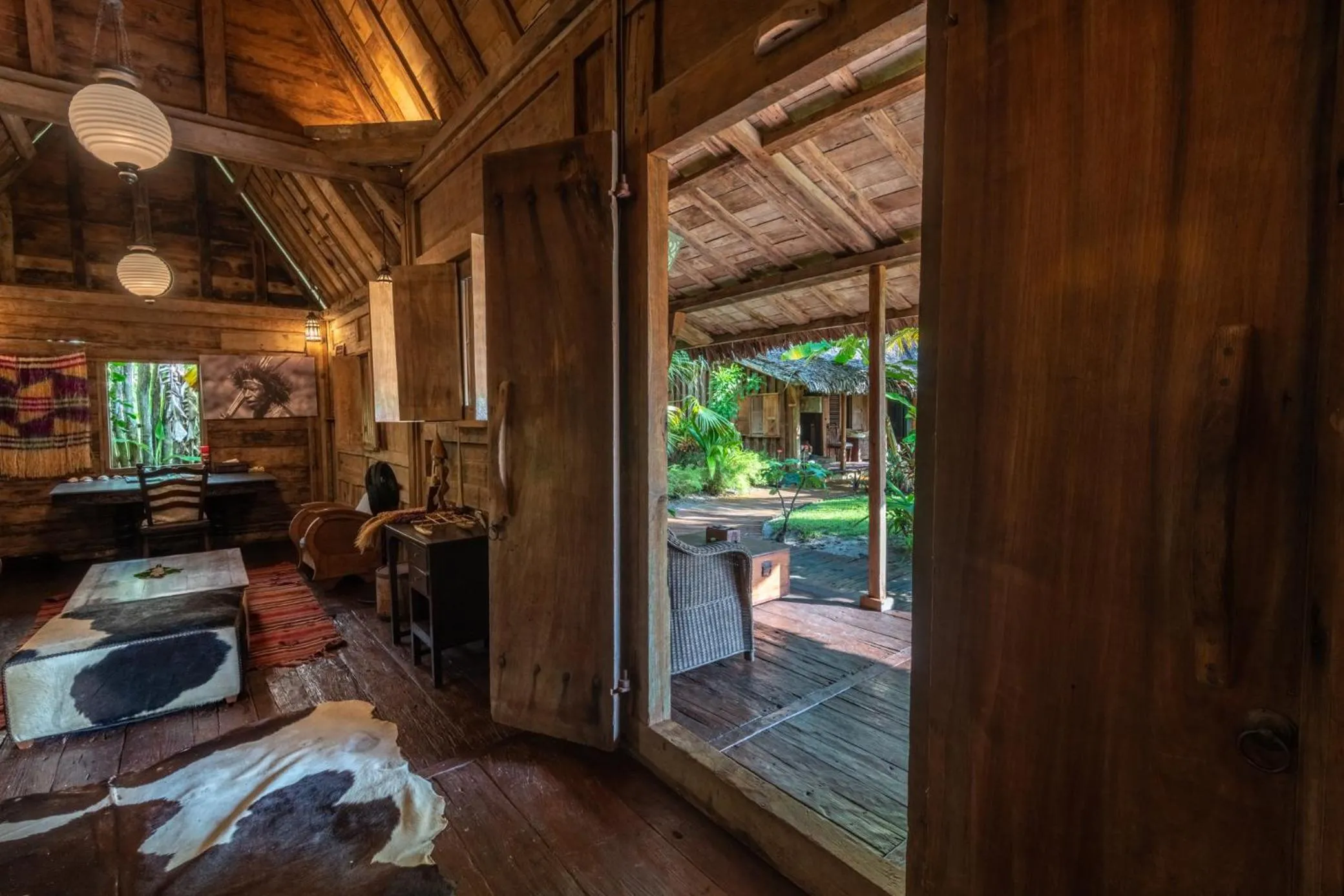 Patio in Ratua Private Island Resort