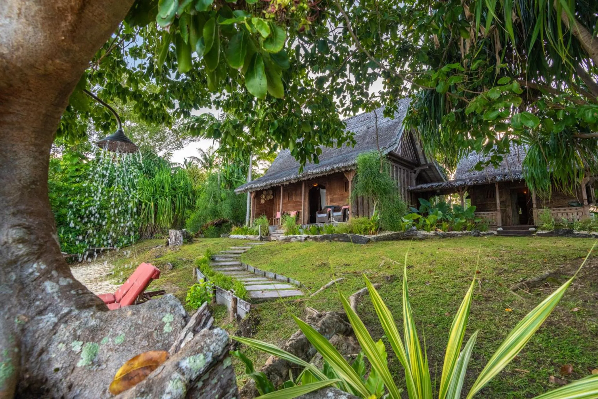 Property building in Ratua Private Island Resort