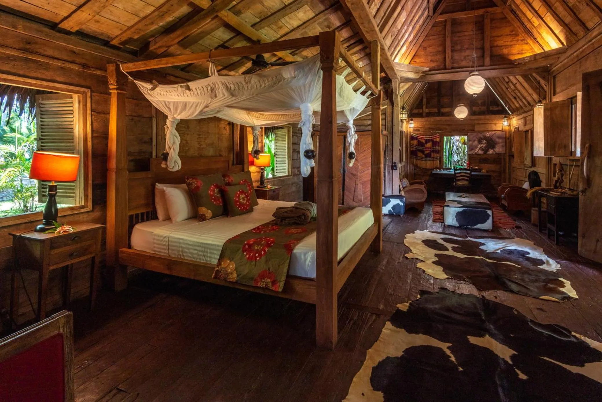 Photo of the whole room, Bed in Ratua Private Island Resort