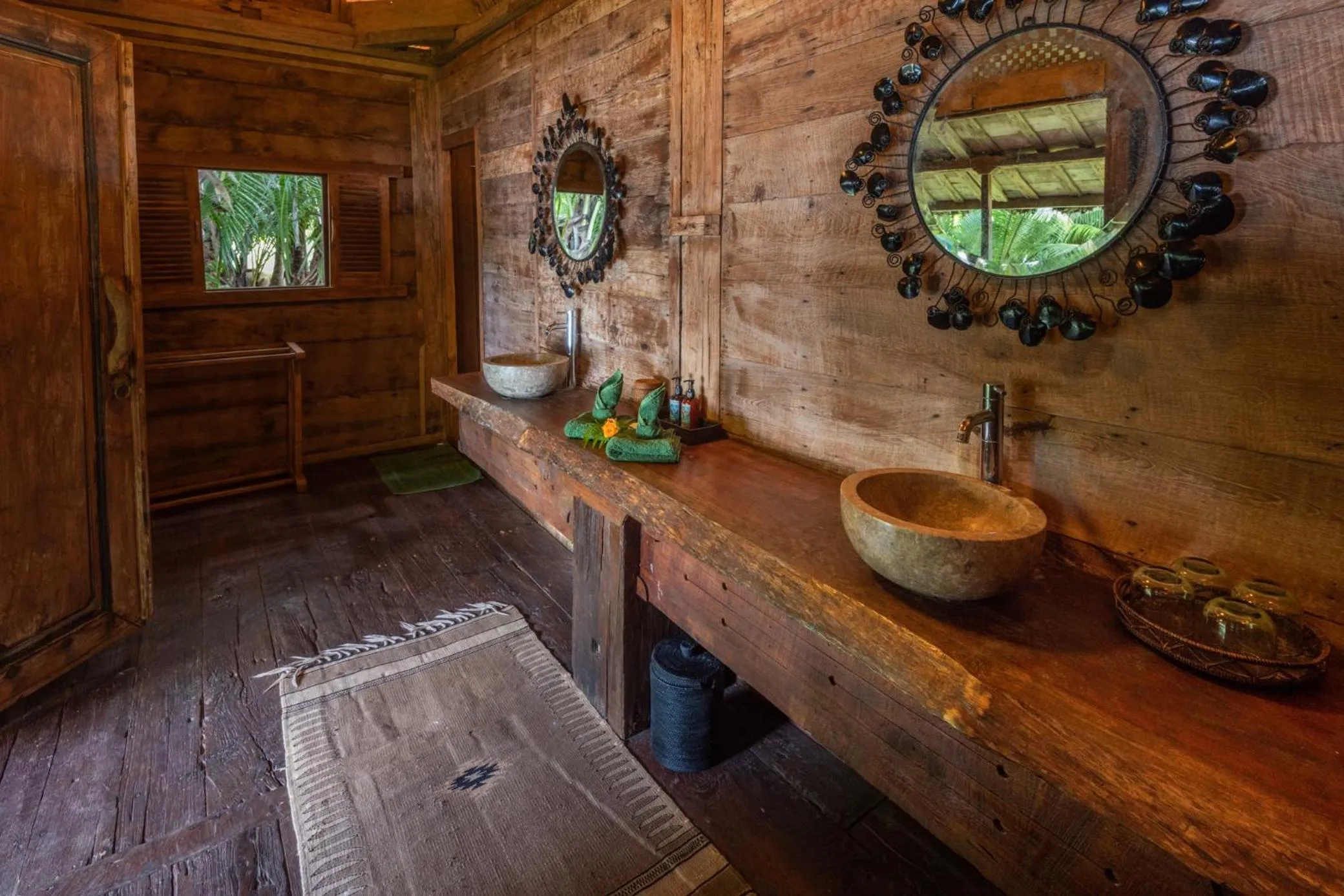 Shower in Ratua Private Island Resort