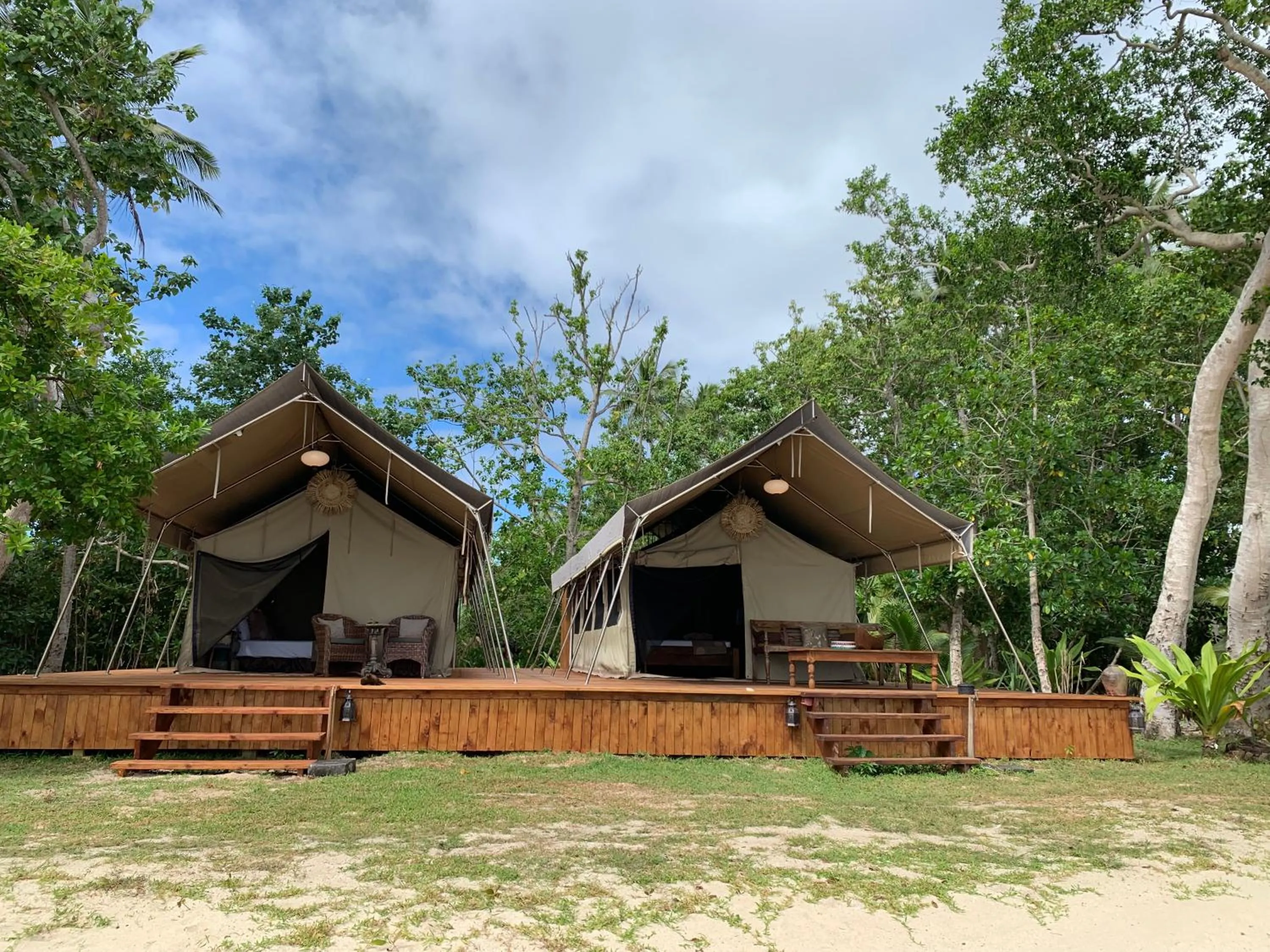 Property building in Ratua Private Island Resort
