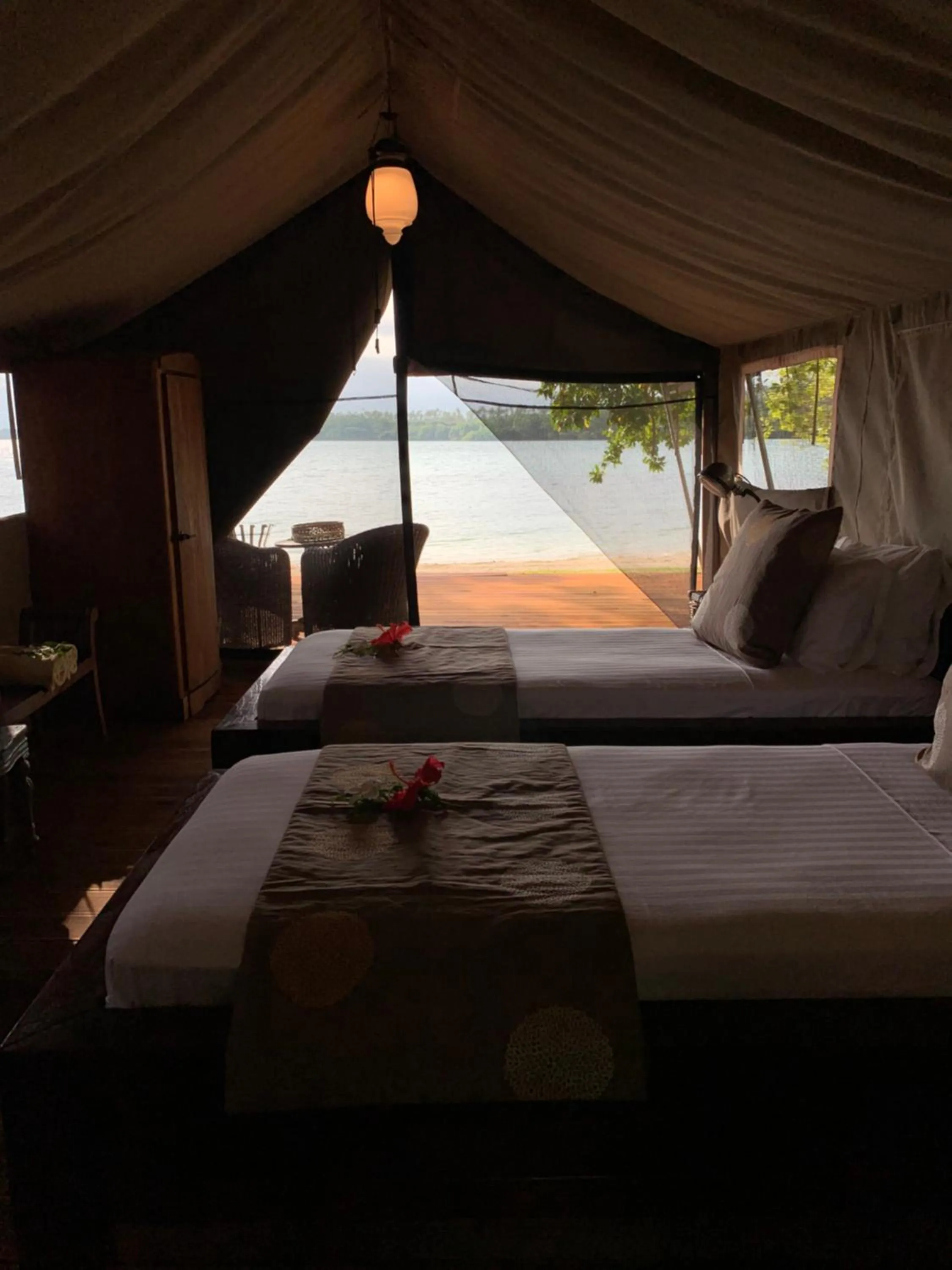 Beach, Bed in Ratua Private Island Resort