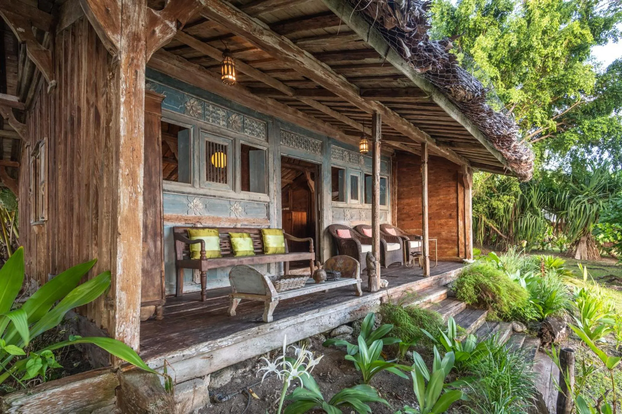 Patio in Ratua Private Island Resort