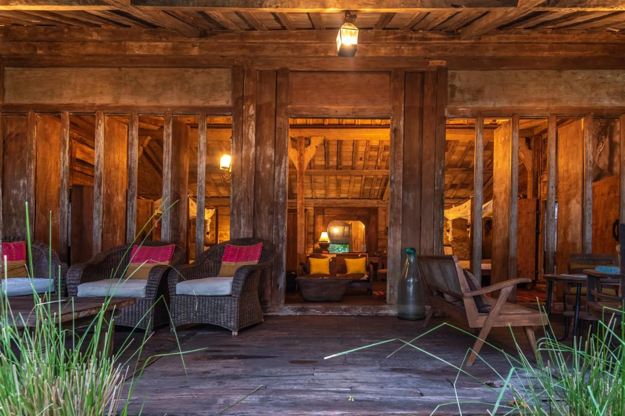 Patio in Ratua Private Island Resort