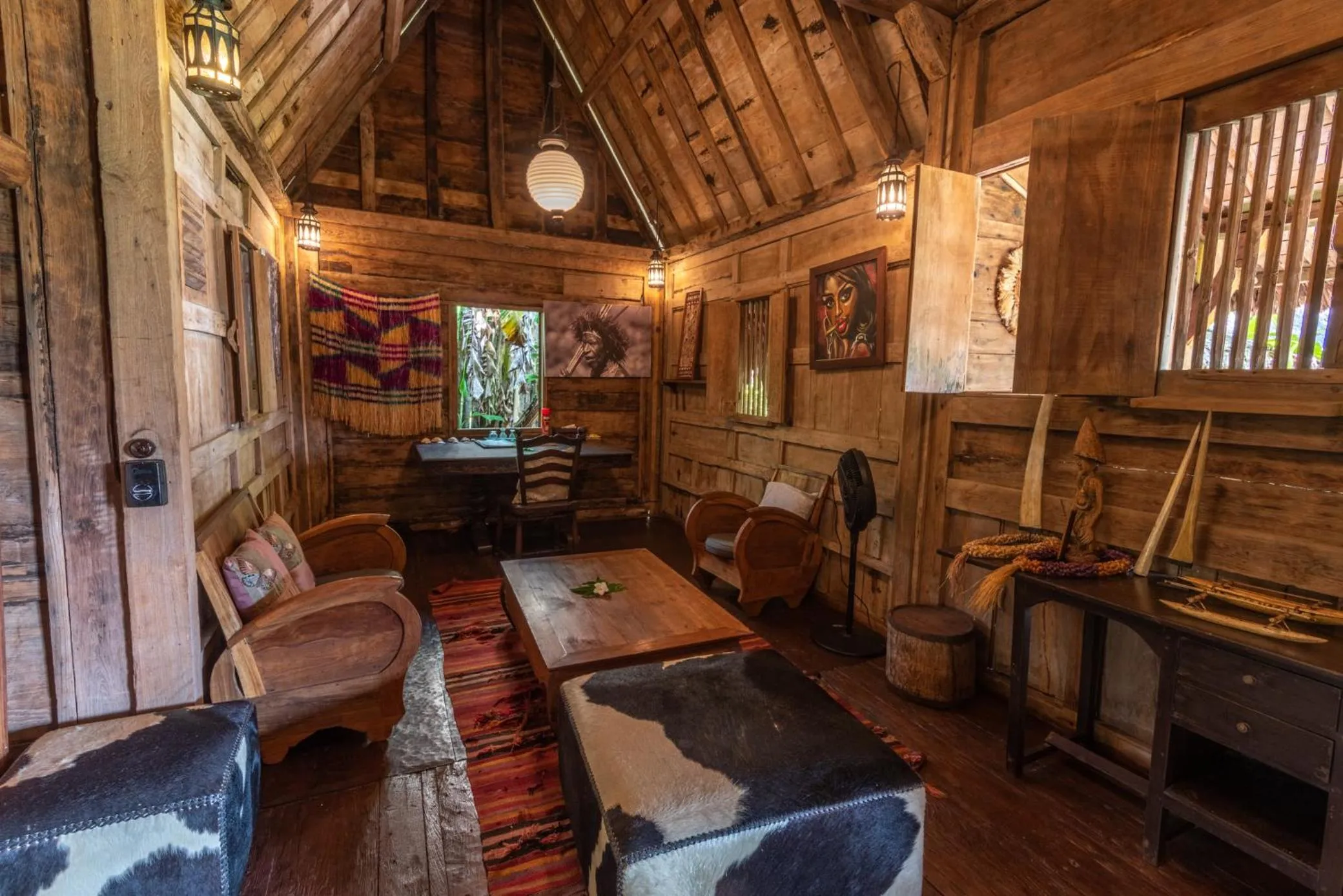 Living room in Ratua Private Island Resort