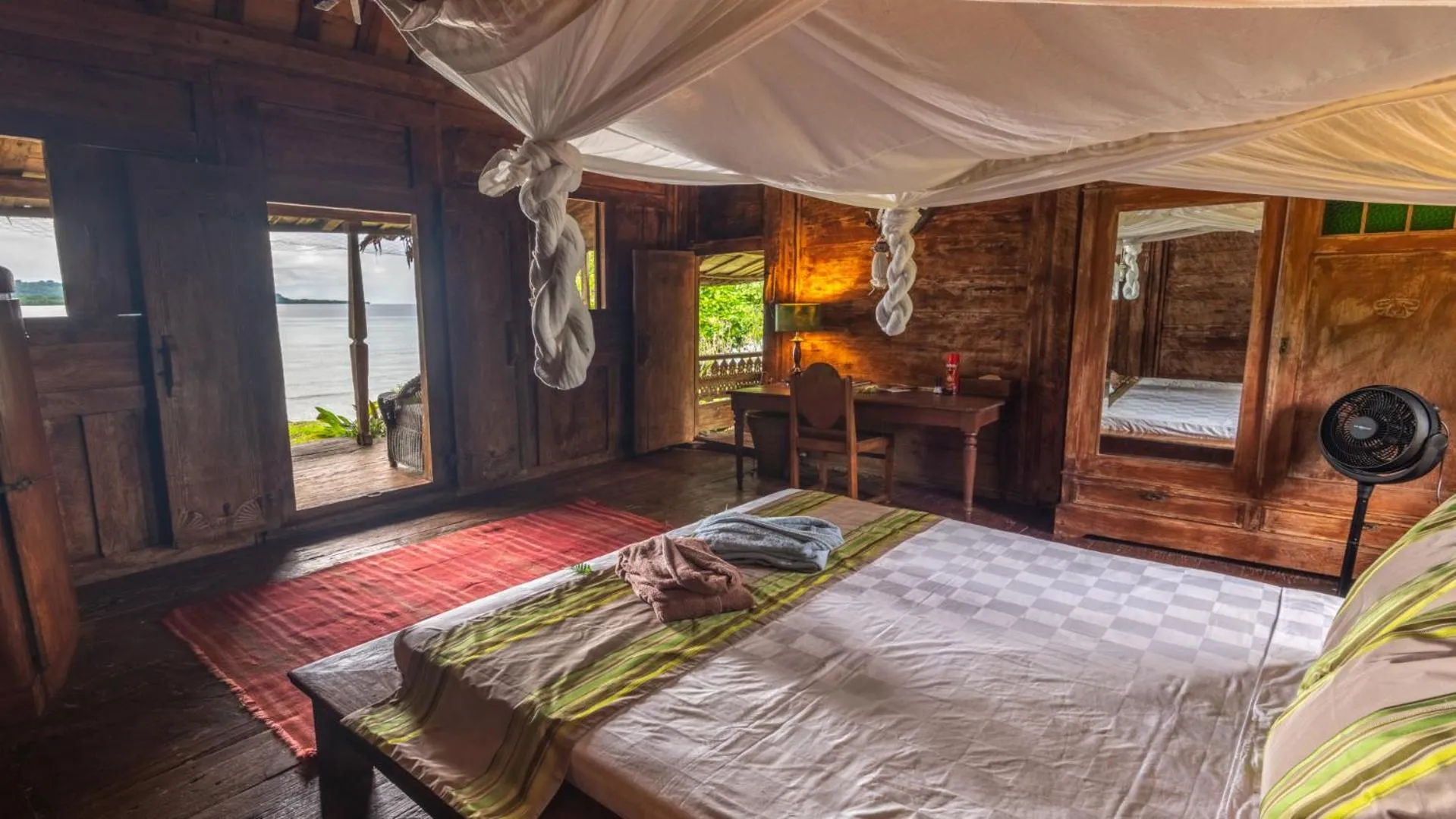 Bedroom, Bed in Ratua Private Island Resort