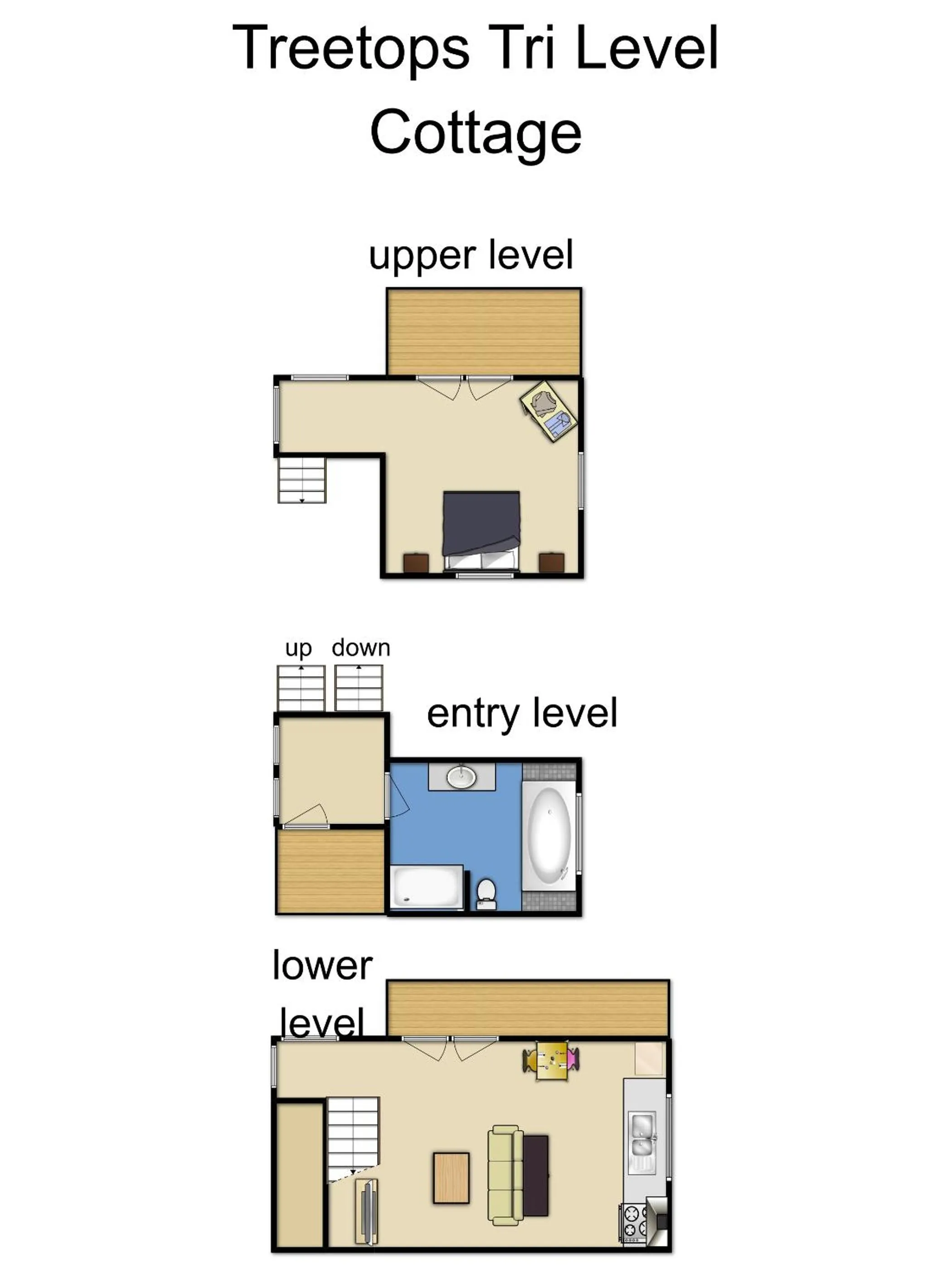 Floor plan in Lochiel Luxury Accommodation