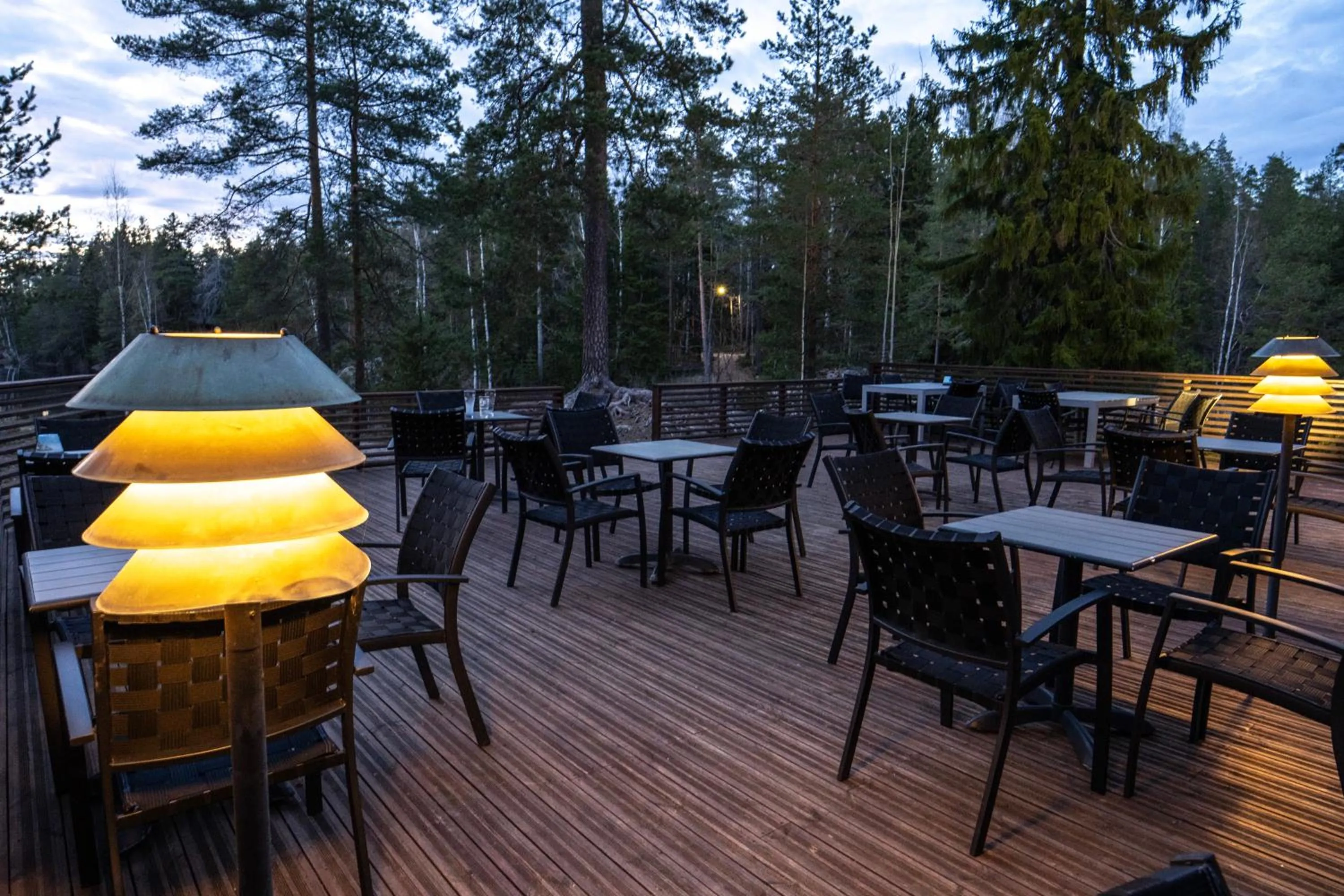 Patio in Hotel Korpilampi