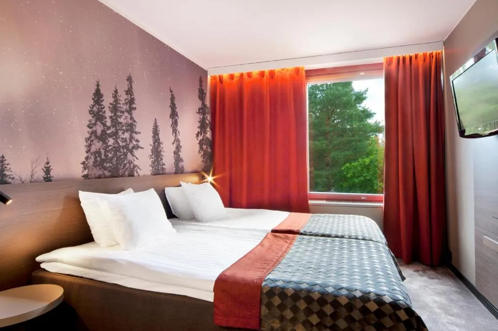 Bed in Hotel Korpilampi