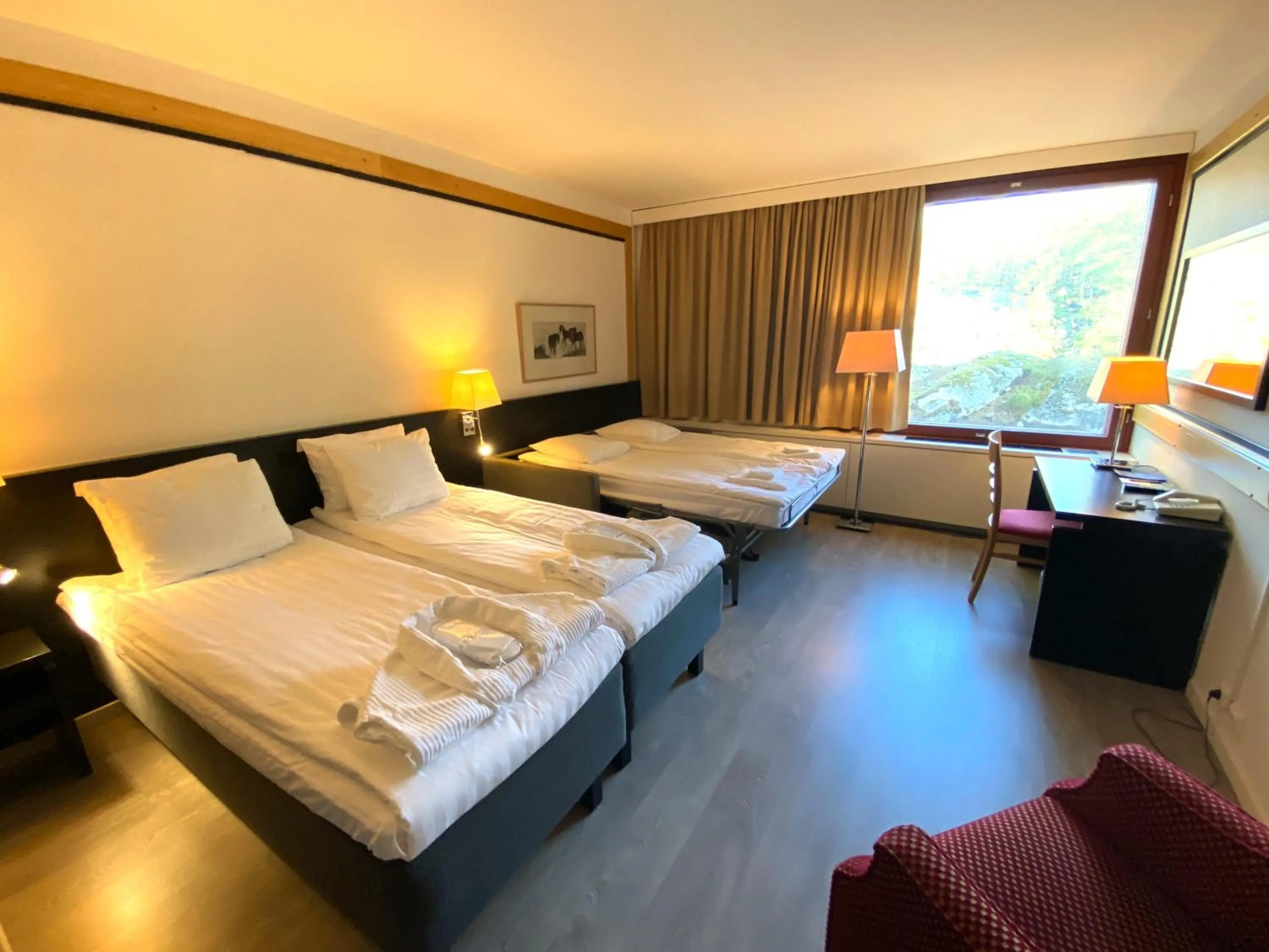 Bed in Hotel Korpilampi