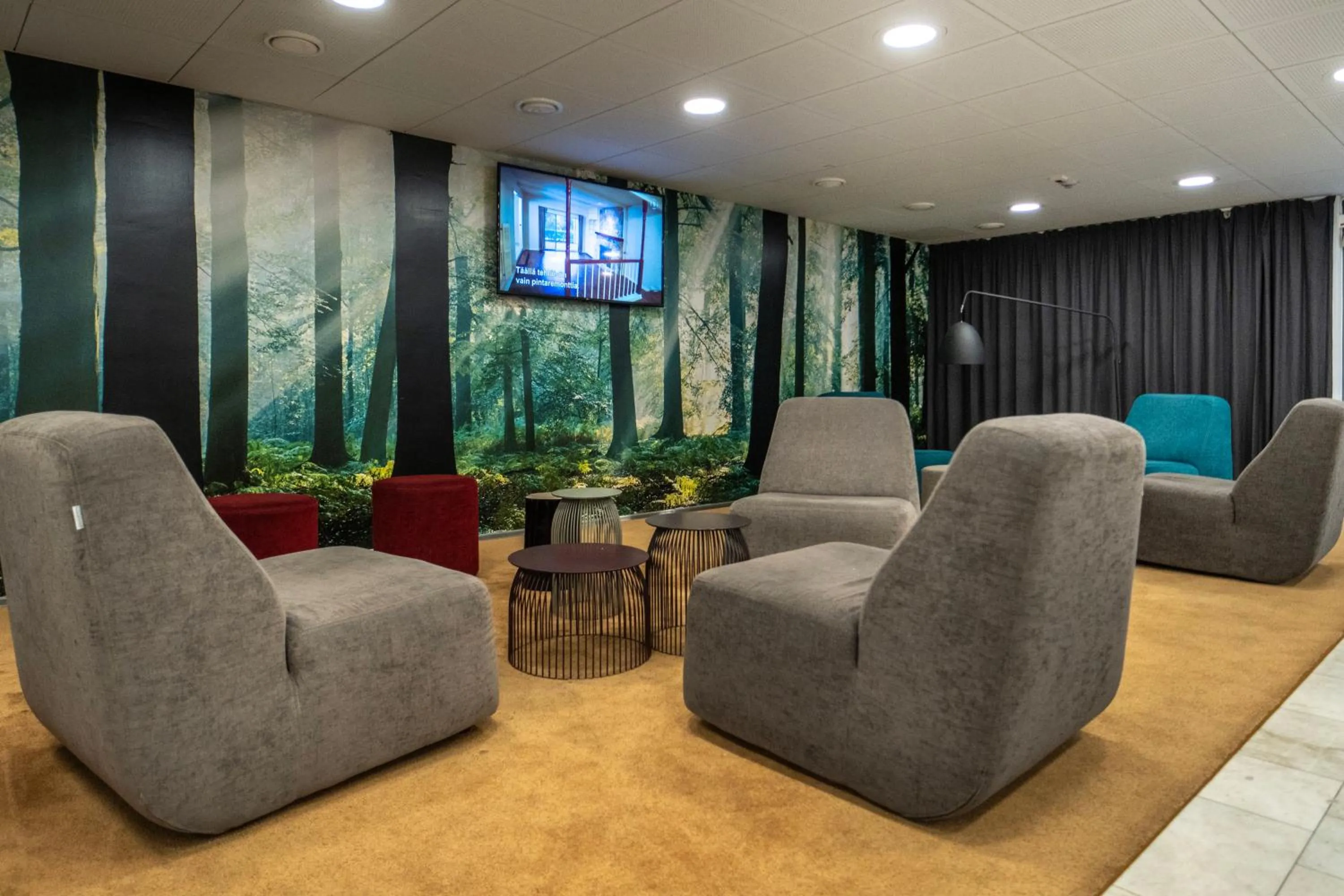 Lobby or reception in Hotel Korpilampi